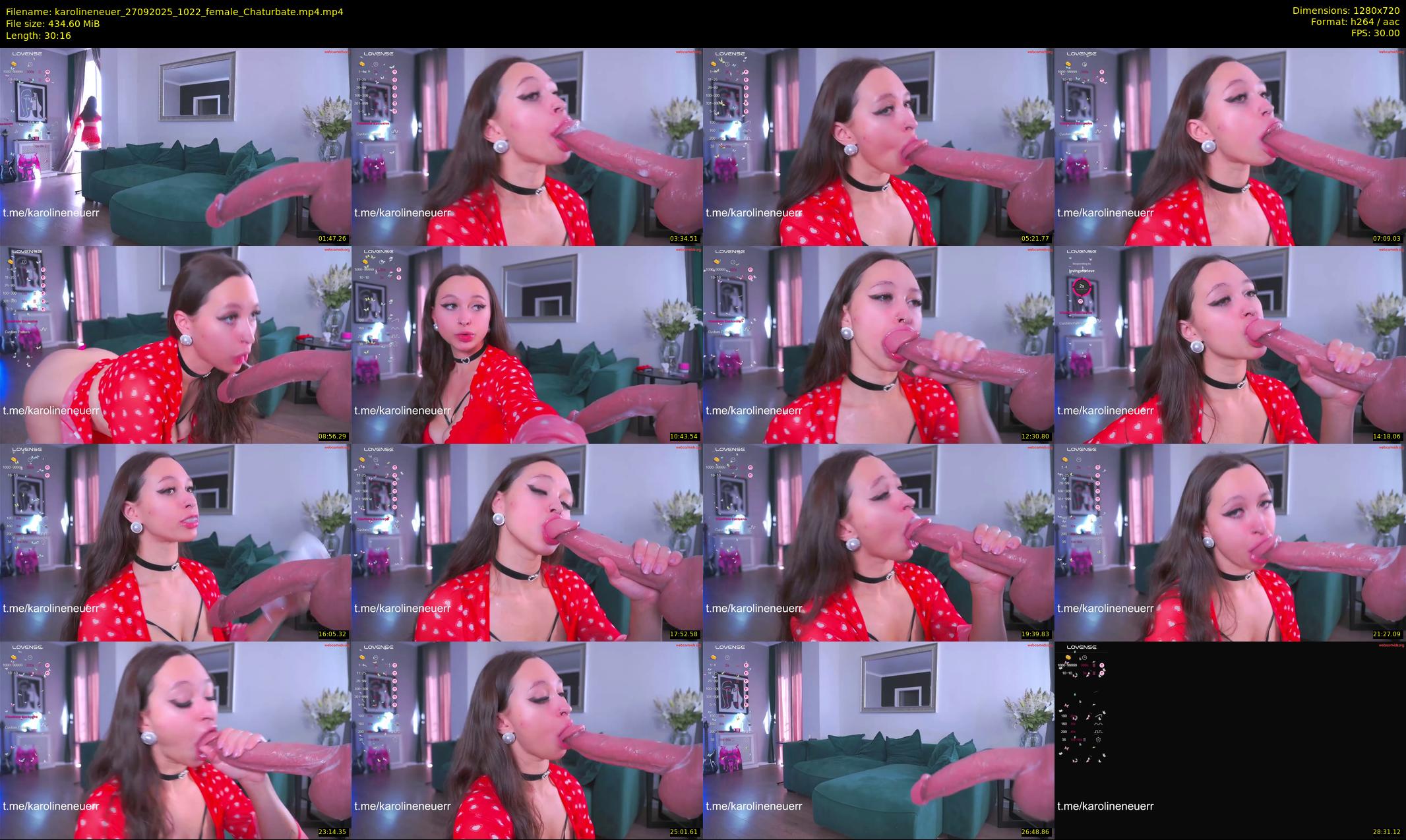 karolineneuer — 31 minute Chaturbate female cam show recording, 720p, Sep 27, 2025