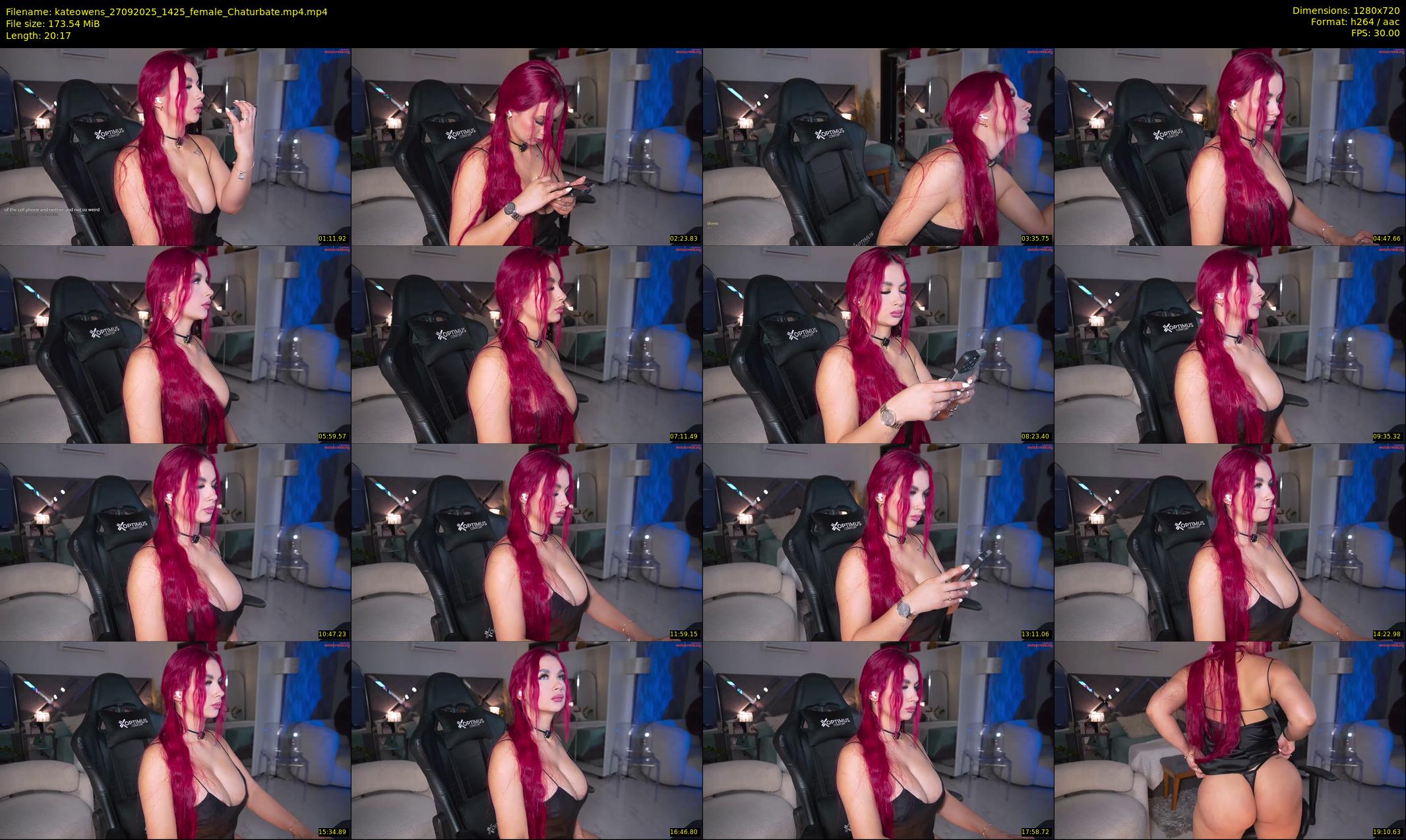 kateowens — 21 minute Chaturbate female cam show recording, 720p, Sep 27, 2025