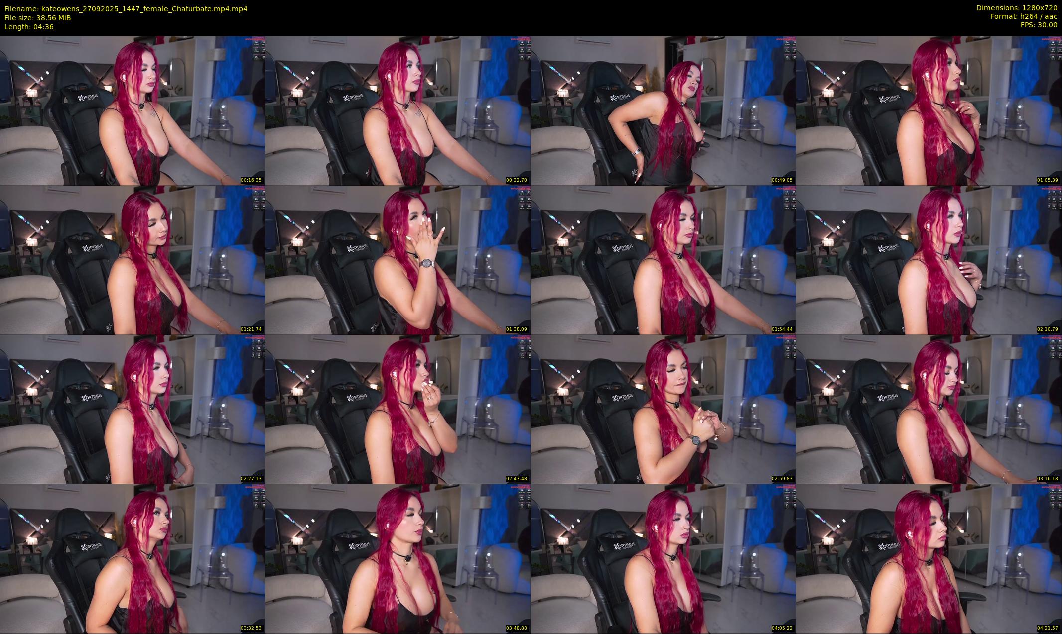 kateowens — 5 minute Chaturbate female cam show recording, 720p, Sep 27, 2025