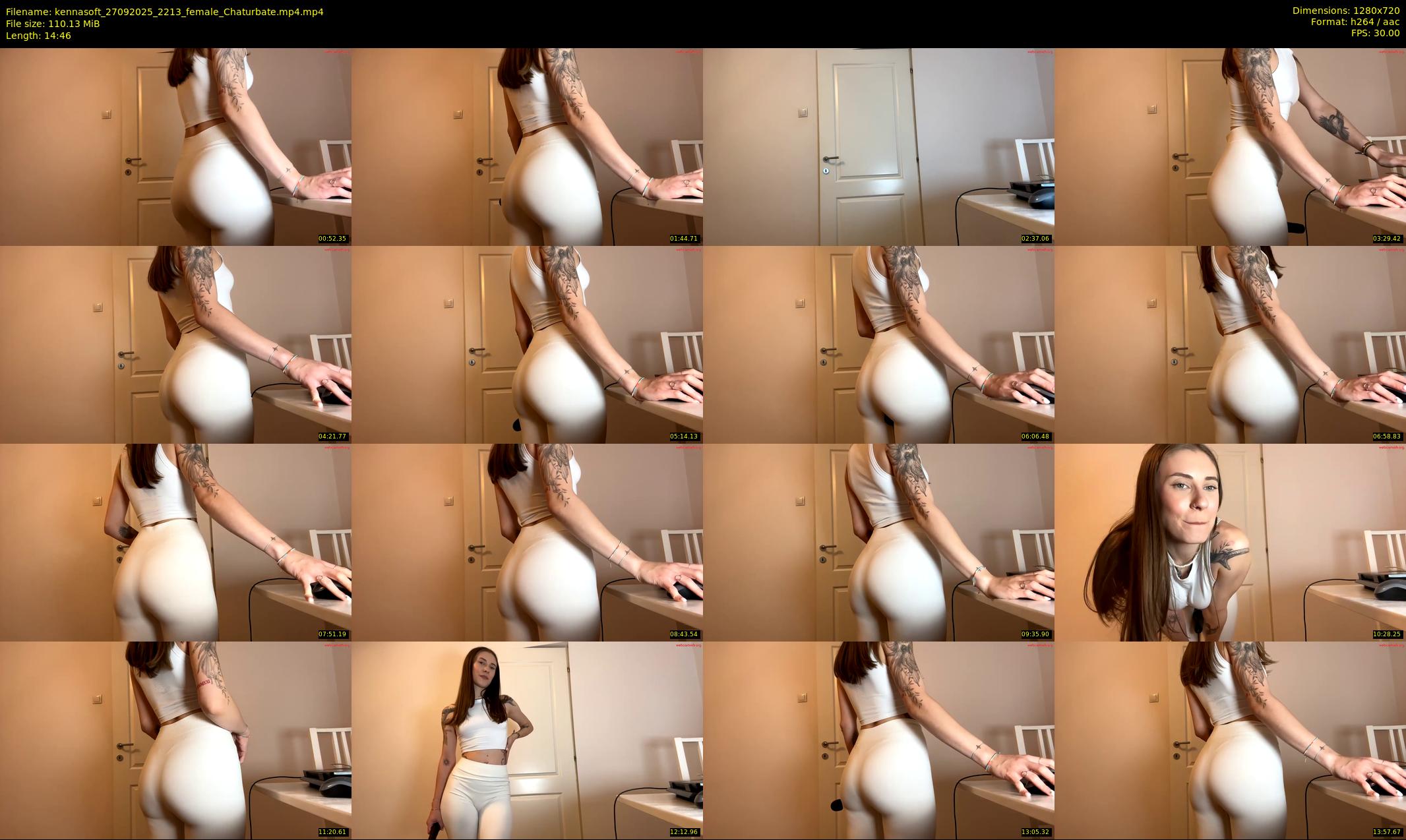 kennasoft — 15 minute Chaturbate female cam show recording, 720p, Sep 27, 2025
