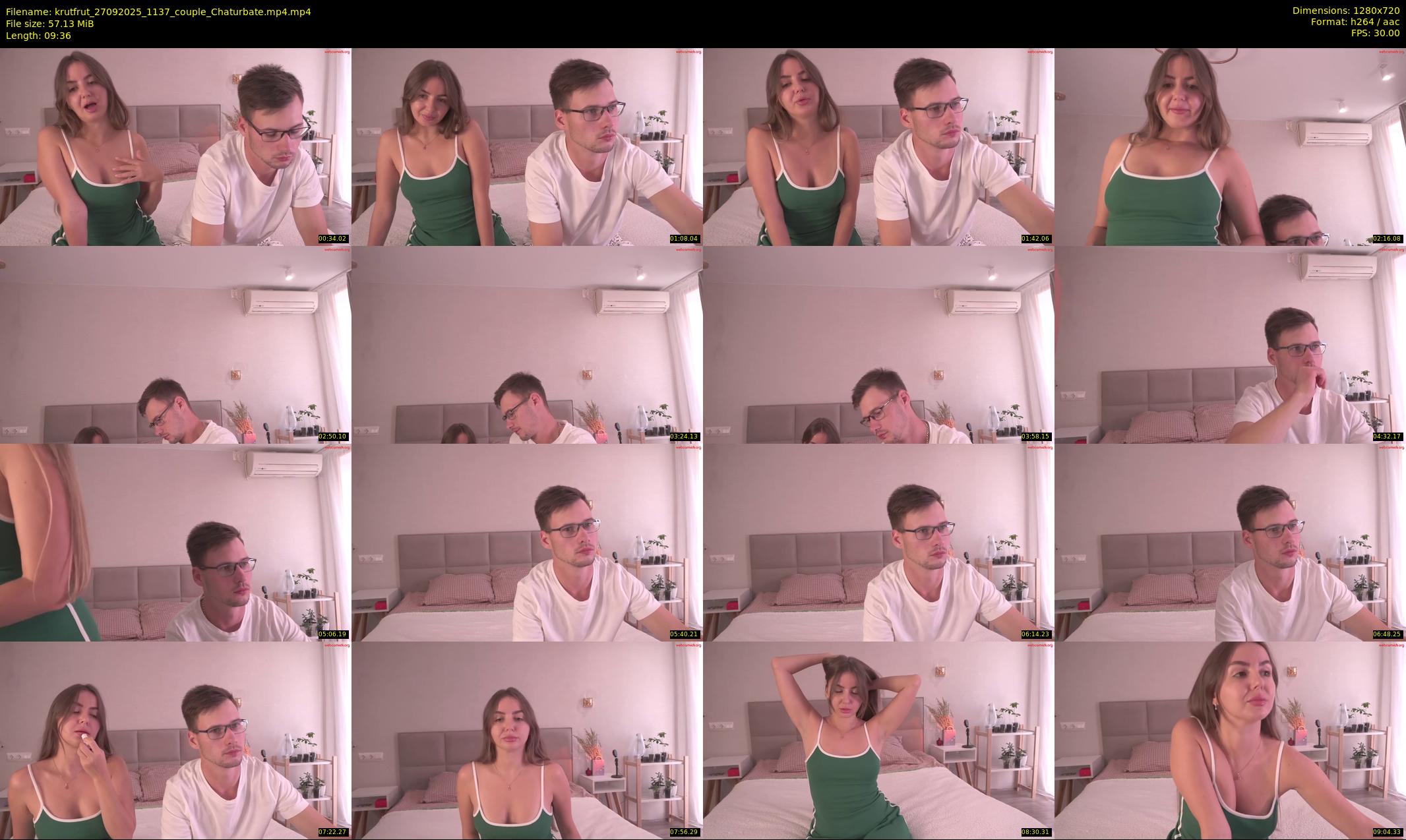 krutfrut — 10 minute Chaturbate couple cam show recording, 720p, Sep 27, 2025