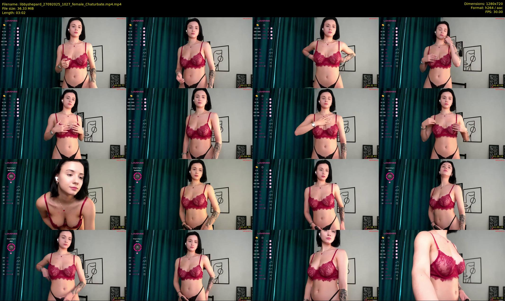libbyshepard — 4 minute Chaturbate female cam show recording, 720p, Sep 27, 2025