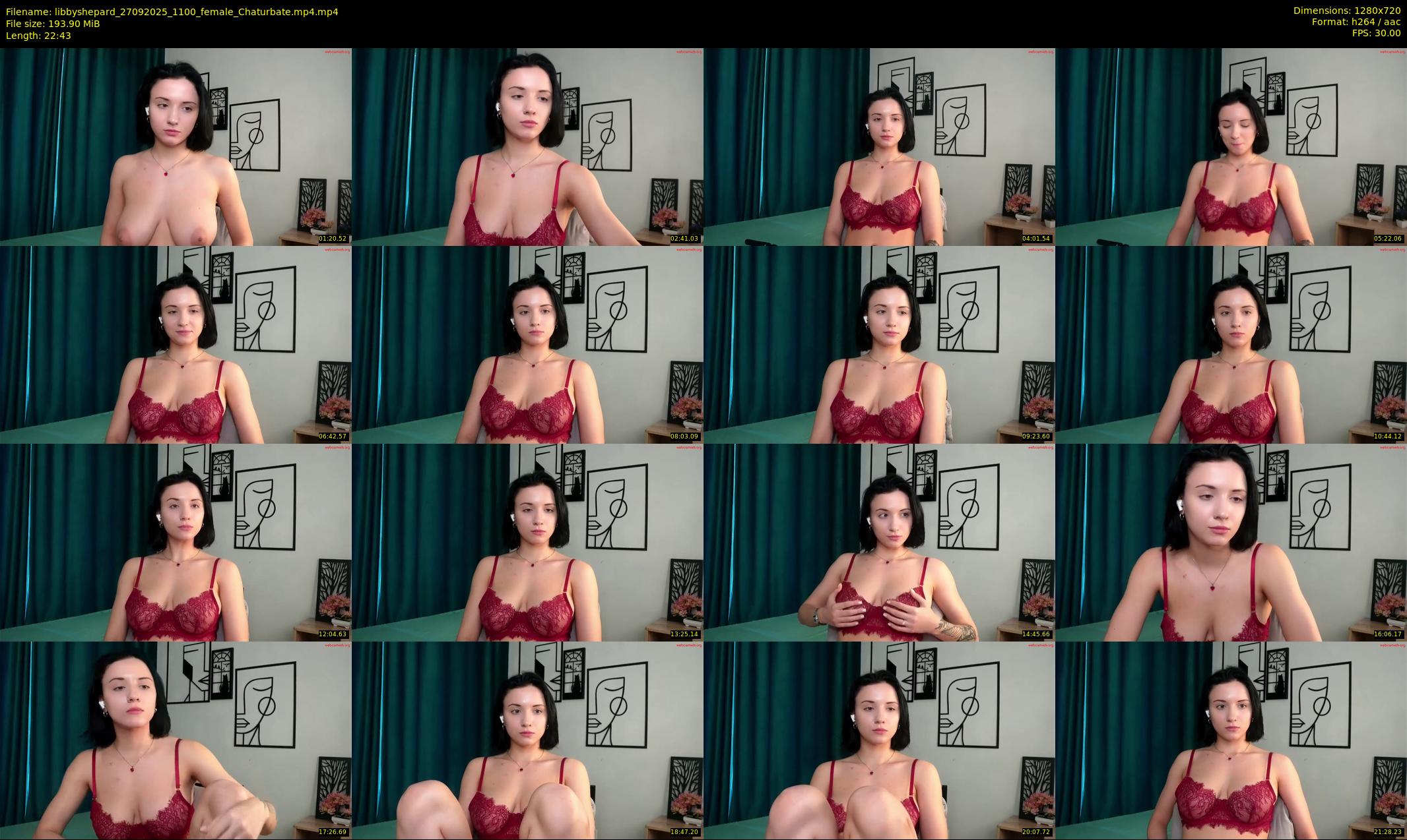 libbyshepard — 23 minute Chaturbate female cam show recording, 720p, Sep 27, 2025
