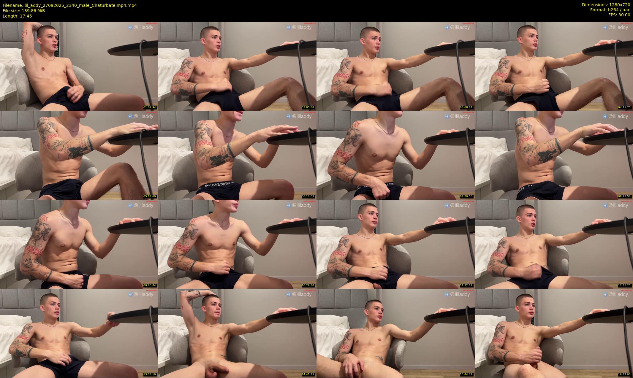 lil_addy — 18 minute Chaturbate male cam show recording, 720p, Sep 27, 2025