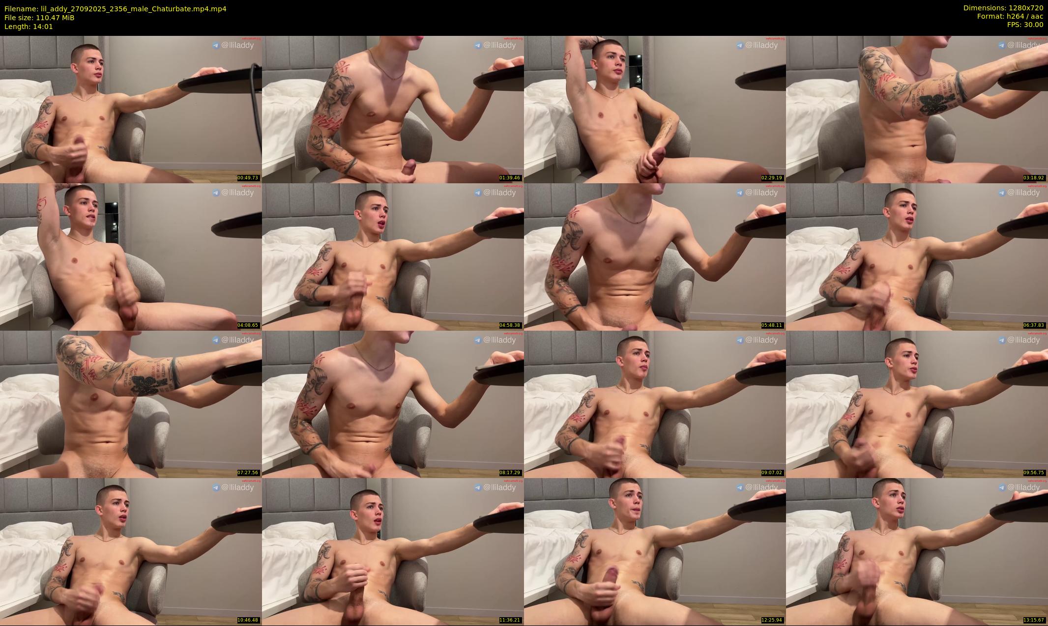 lil_addy — 15 minute Chaturbate male cam show recording, 720p, Sep 27, 2025