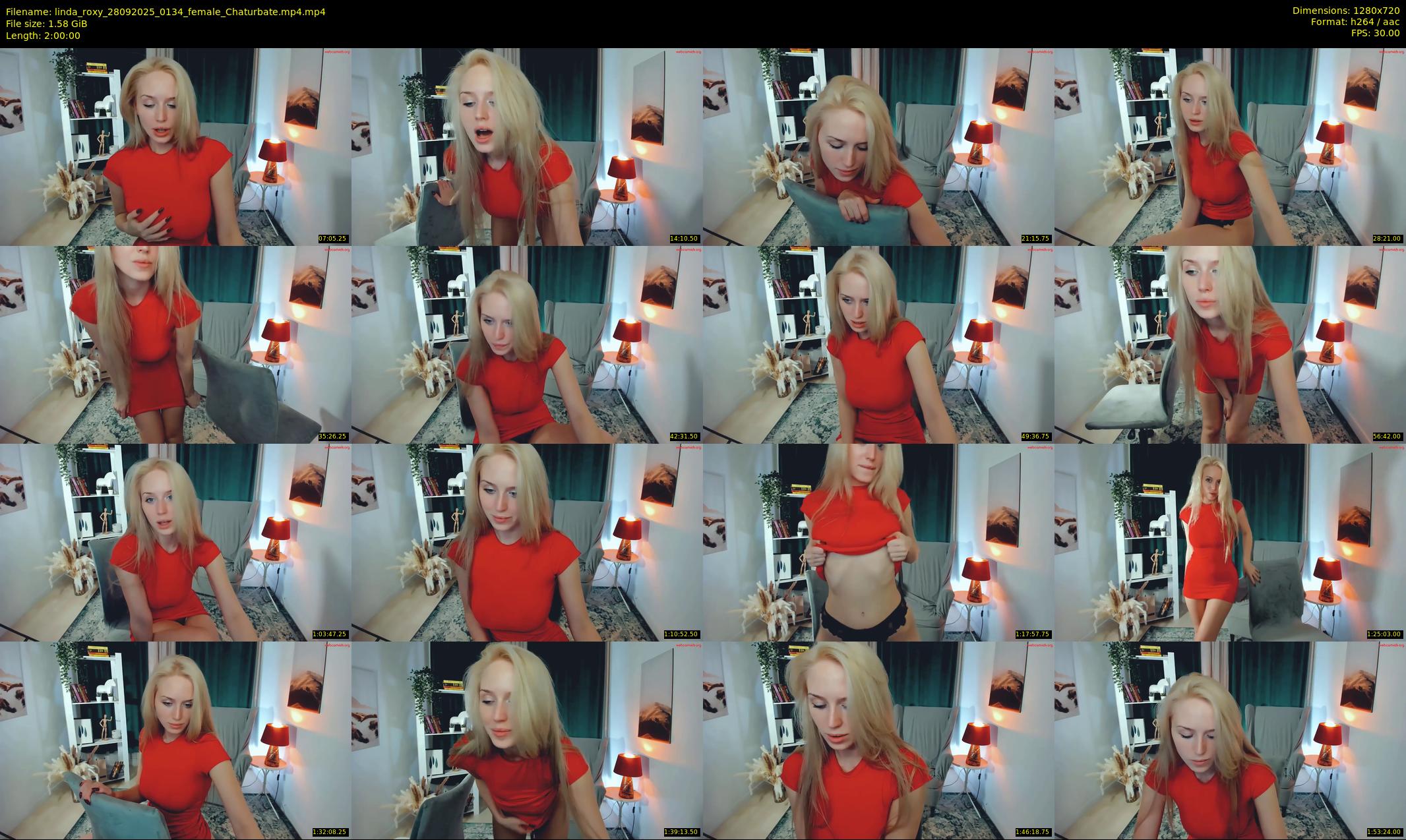 linda_roxy — 120 minute Chaturbate female cam show recording, 720p, Sep 28, 2025