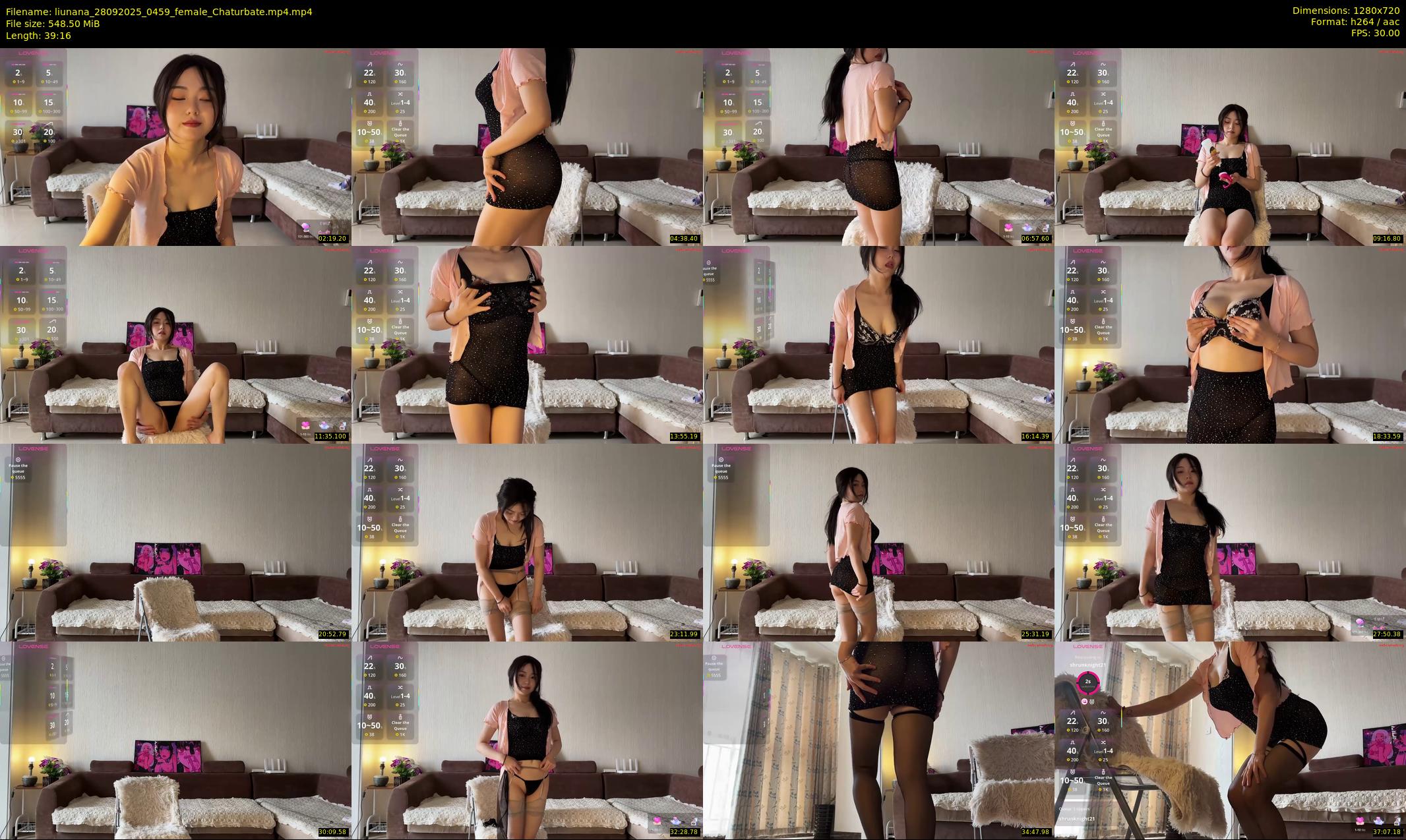 liunana — 40 minute Chaturbate female cam show recording, 720p, Sep 28, 2025