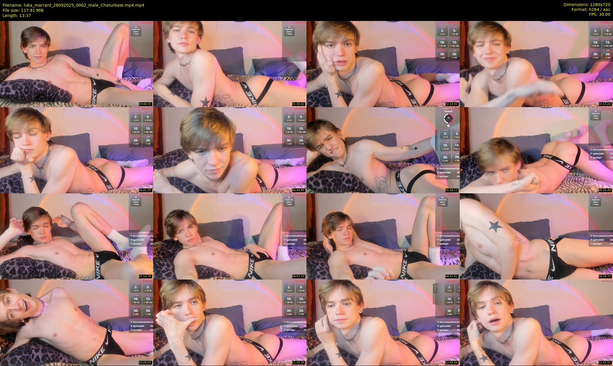 luka_marrant — 14 minute Chaturbate male cam show recording, 720p, Sep 28, 2025