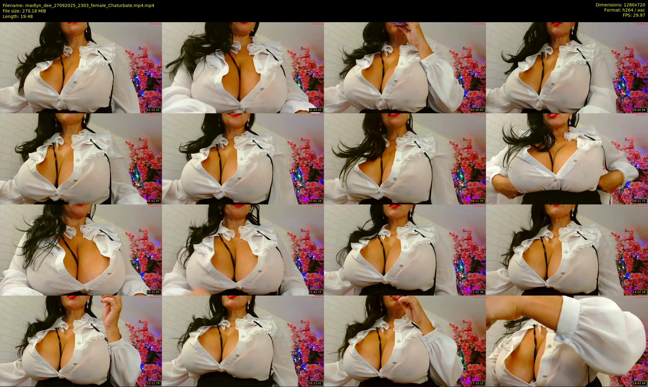 madlyn_dee — 20 minute Chaturbate female cam show recording, 720p, Sep 27, 2025