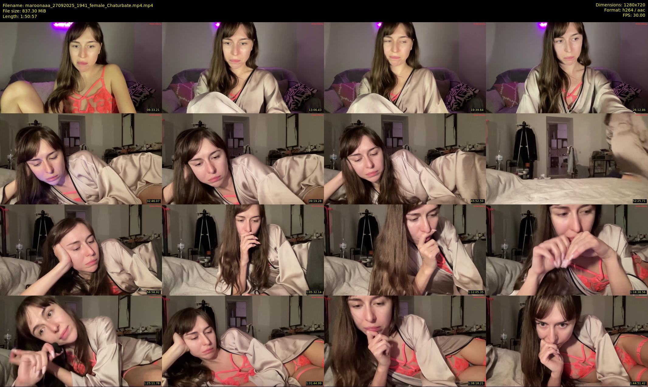maroonaaa — 111 minute Chaturbate female cam show recording, 720p, Sep 27, 2025