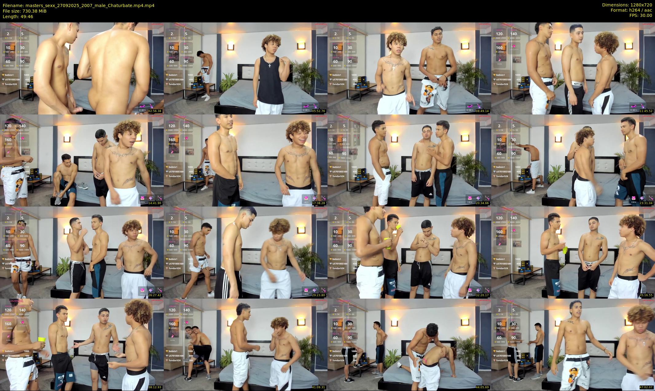 masters_sexx — 50 minute Chaturbate male cam show recording, 720p, Sep 27, 2025