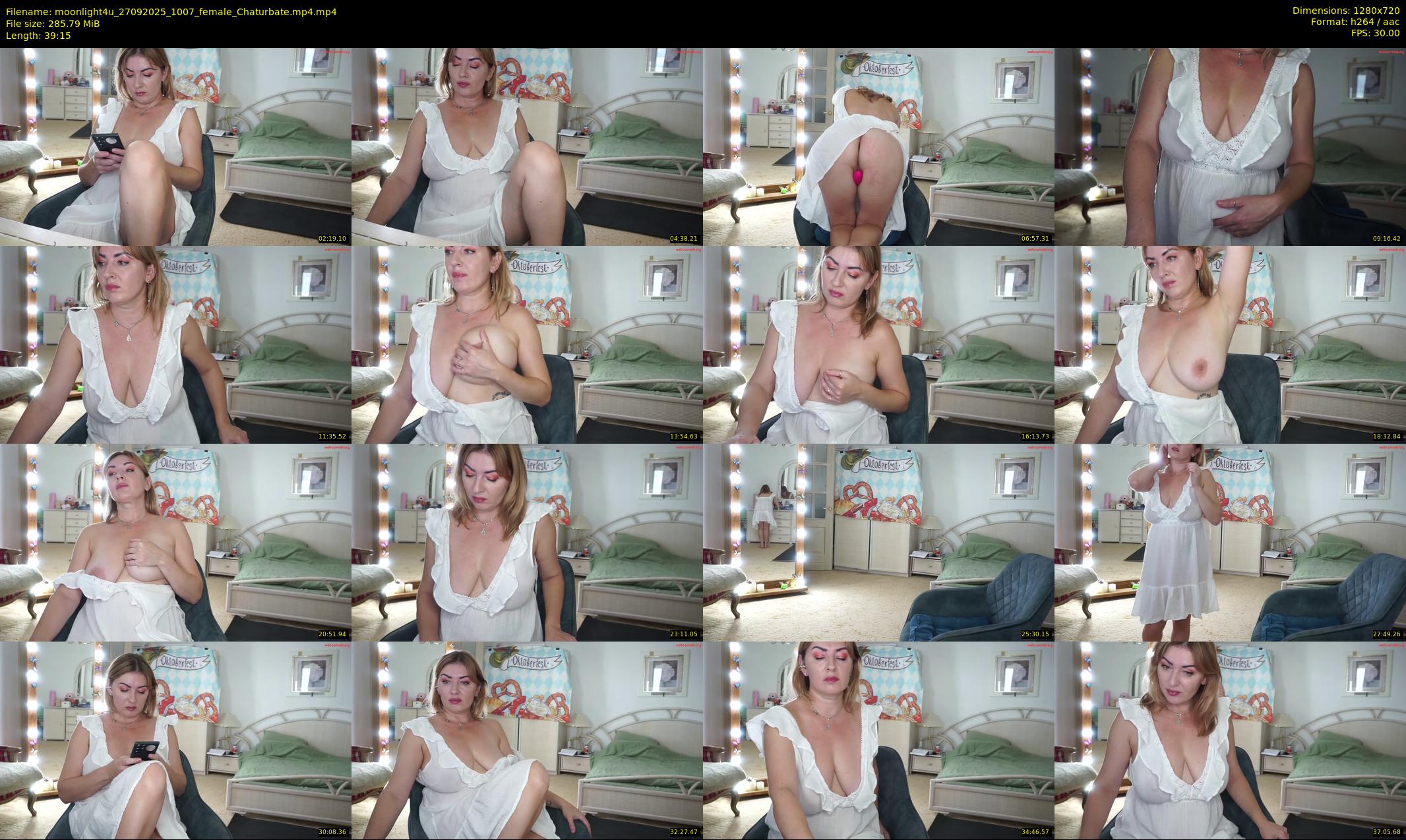 moonlight4u — 40 minute Chaturbate female cam show recording, 720p, Sep 27, 2025