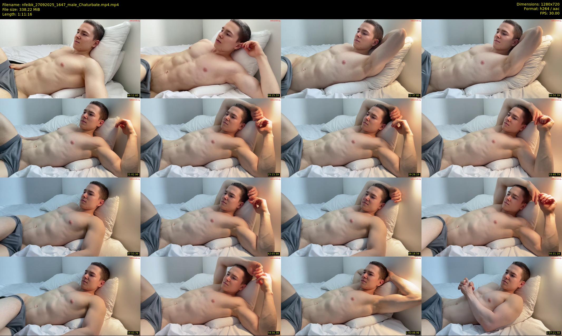 nfeibk — 72 minute Chaturbate male cam show recording, 720p, Sep 27, 2025