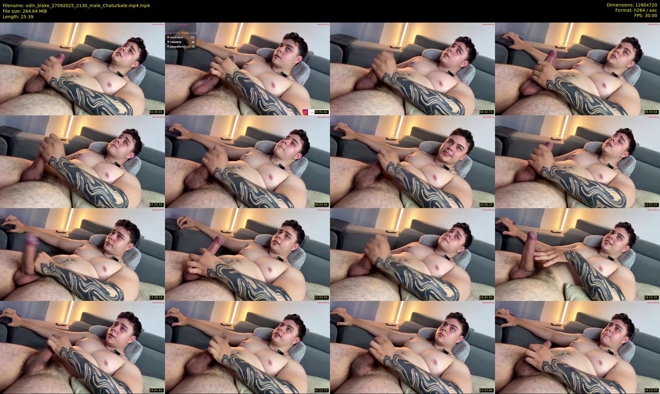 odin_blake — 26 minute Chaturbate male cam show recording, 720p, Sep 27, 2025