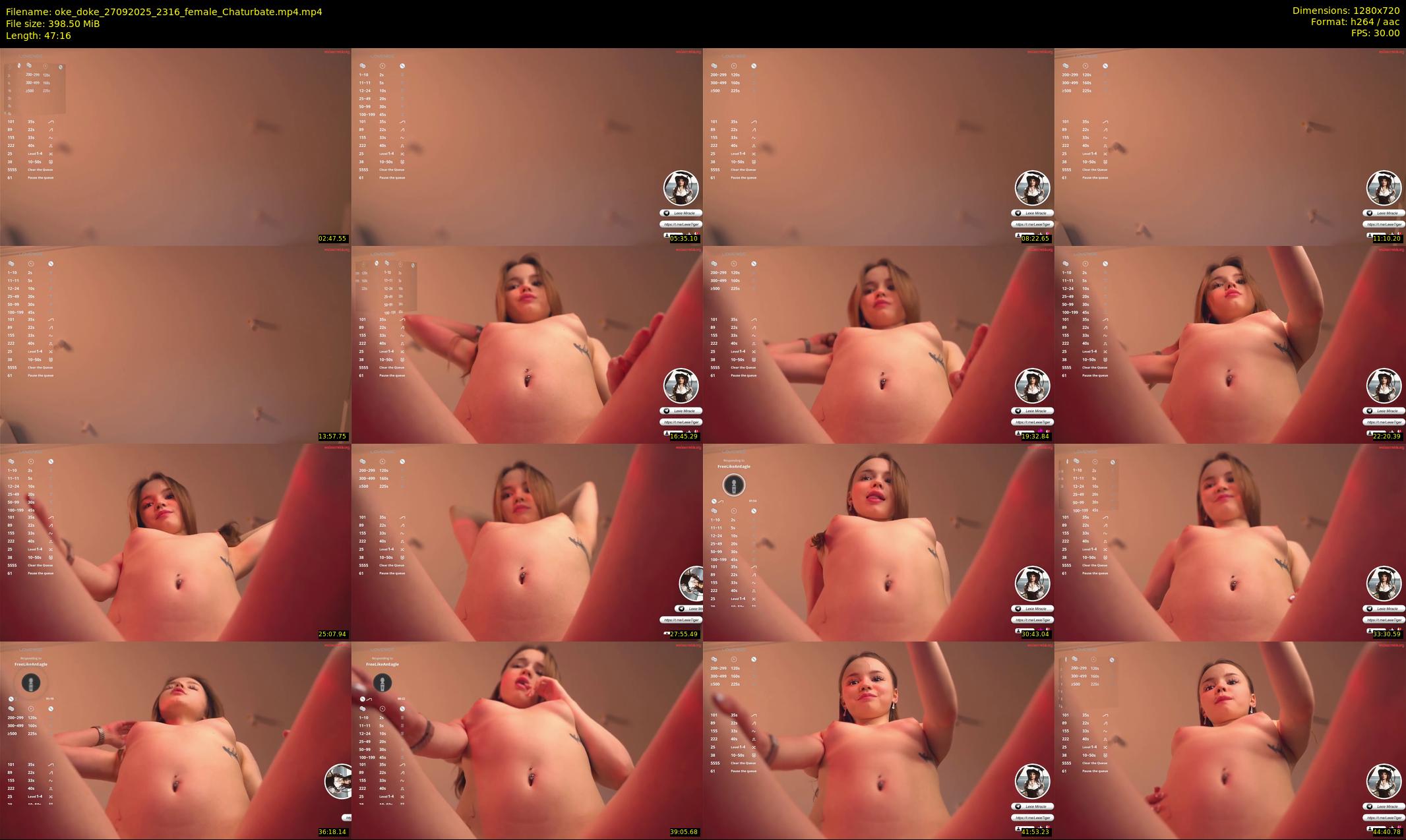oke_doke — 48 minute Chaturbate female cam show recording, 720p, Sep 27, 2025
