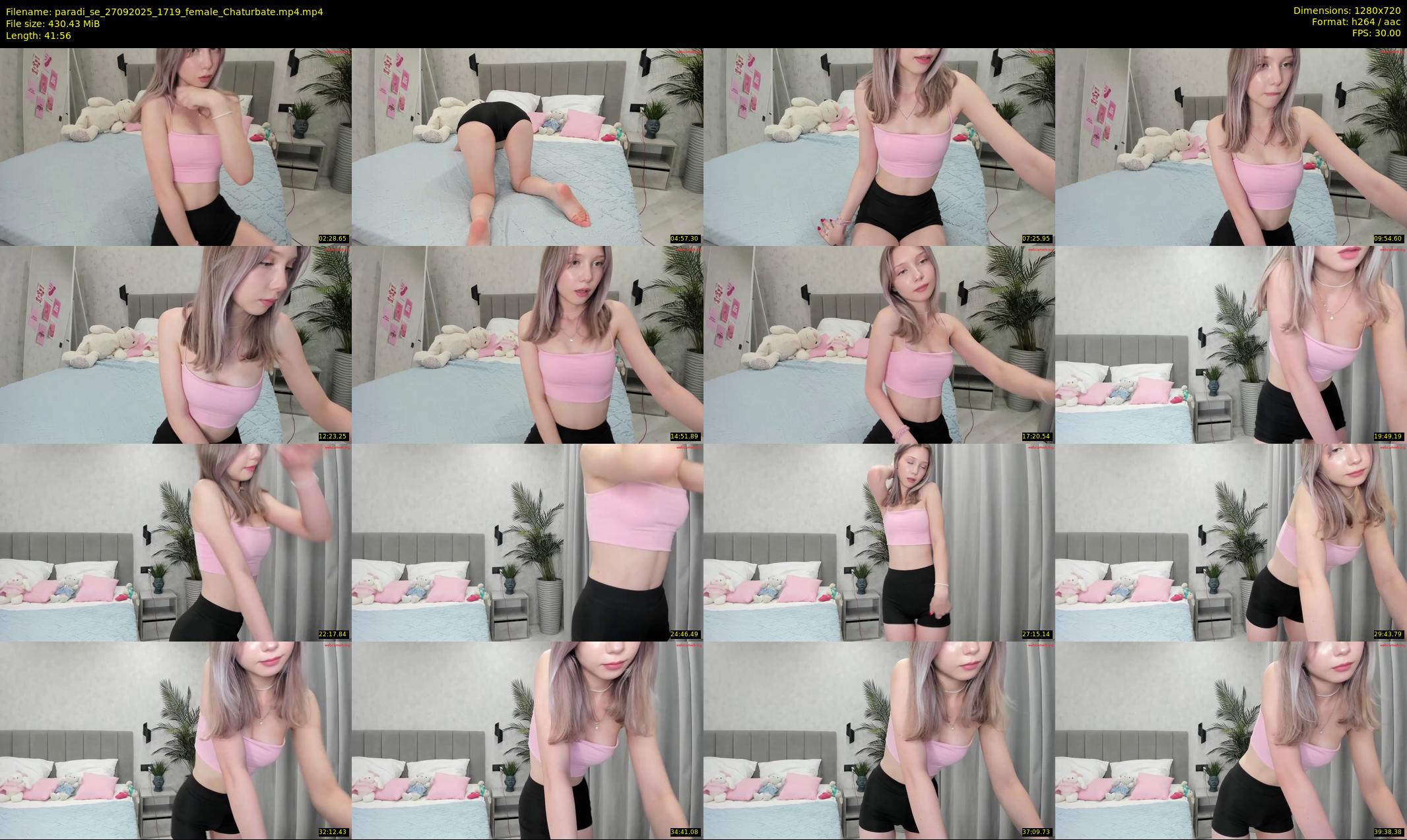 paradi_se — 42 minute Chaturbate female cam show recording, 720p, Sep 27, 2025