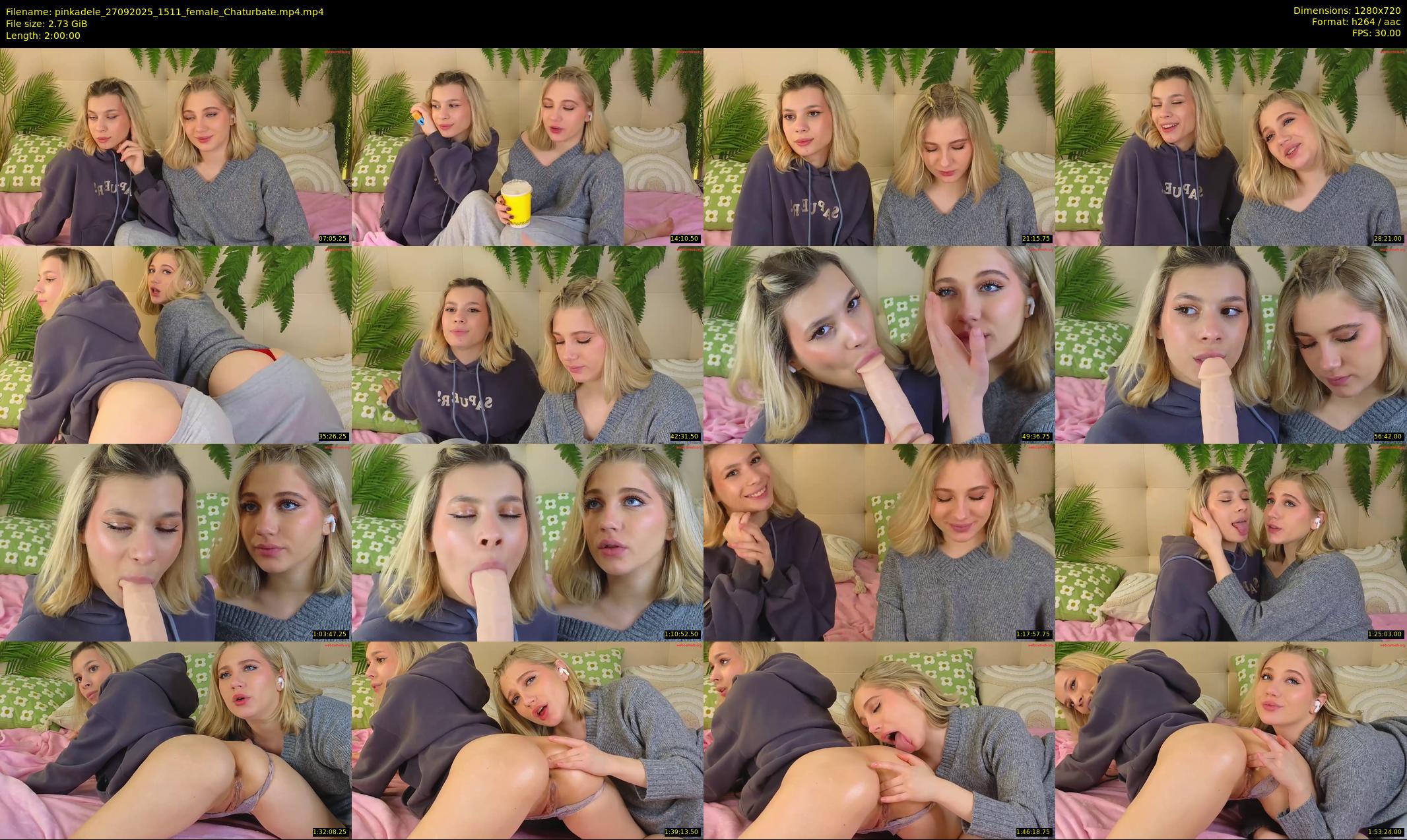 pinkadele — 120 minute Chaturbate female cam show recording, 720p, Sep 27, 2025