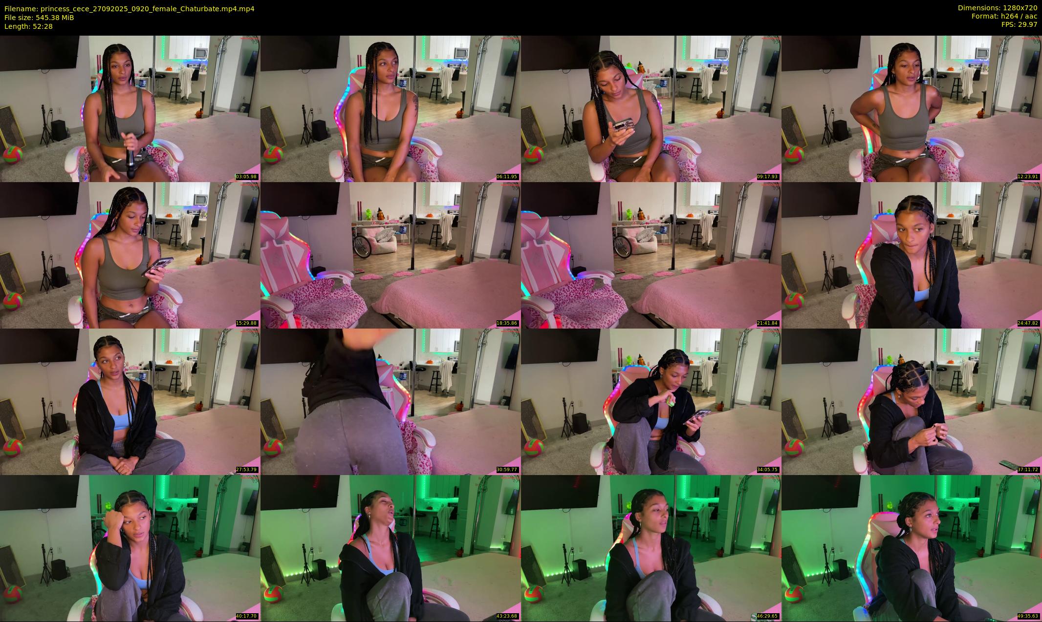 princess_cece — 53 minute Chaturbate female cam show recording, 720p, Sep 27, 2025