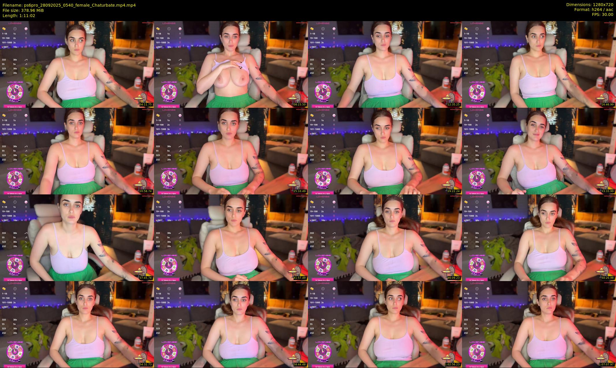 ps6pro — 72 minute Chaturbate female cam show recording, 720p, Sep 28, 2025