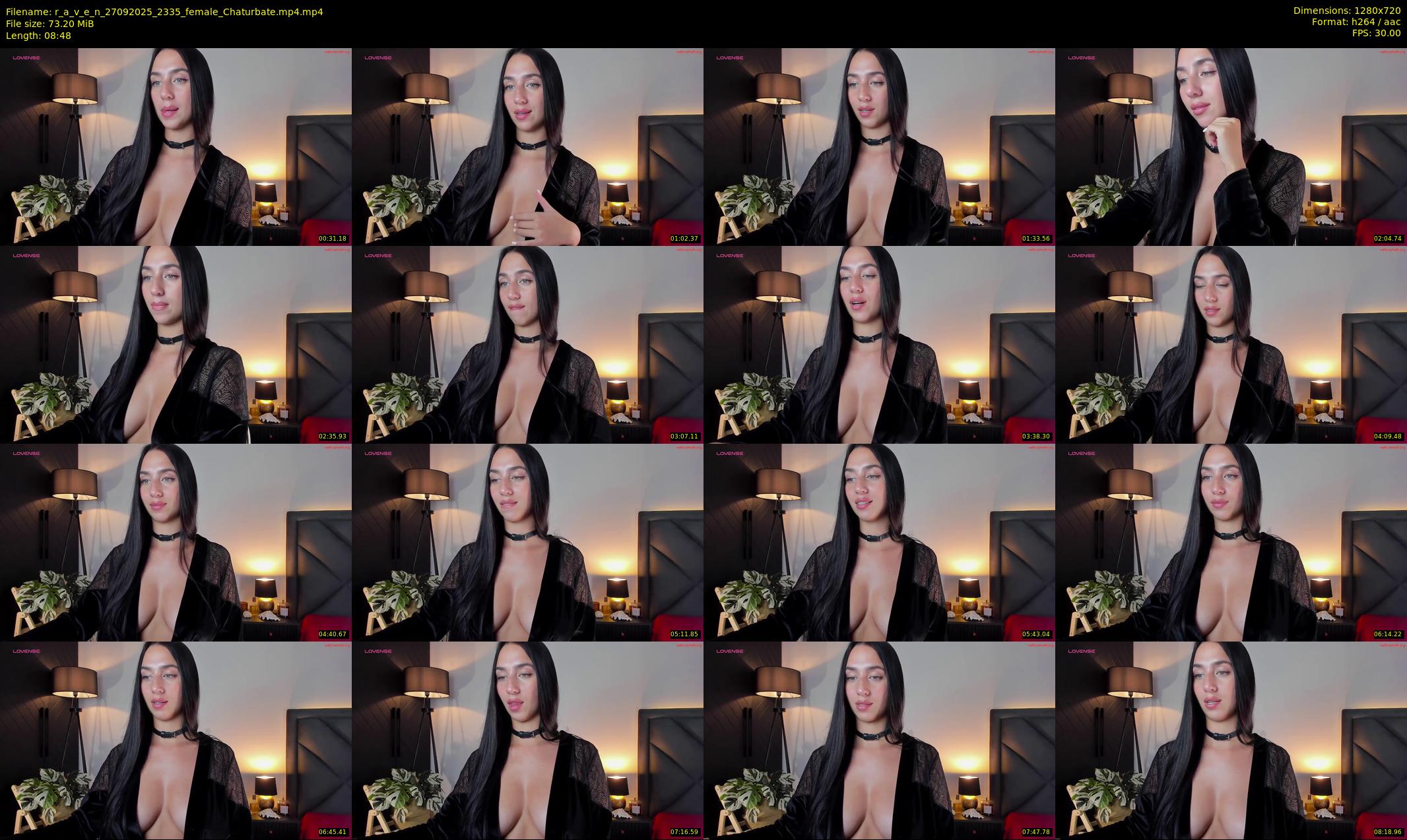 r_a_v_e_n — 9 minute Chaturbate female cam show recording, 720p, Sep 27, 2025