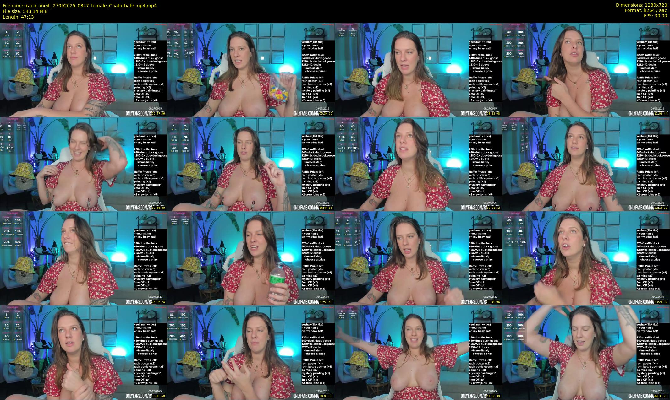 rach_oneill — 48 minute Chaturbate female cam show recording, 720p, Sep 27, 2025