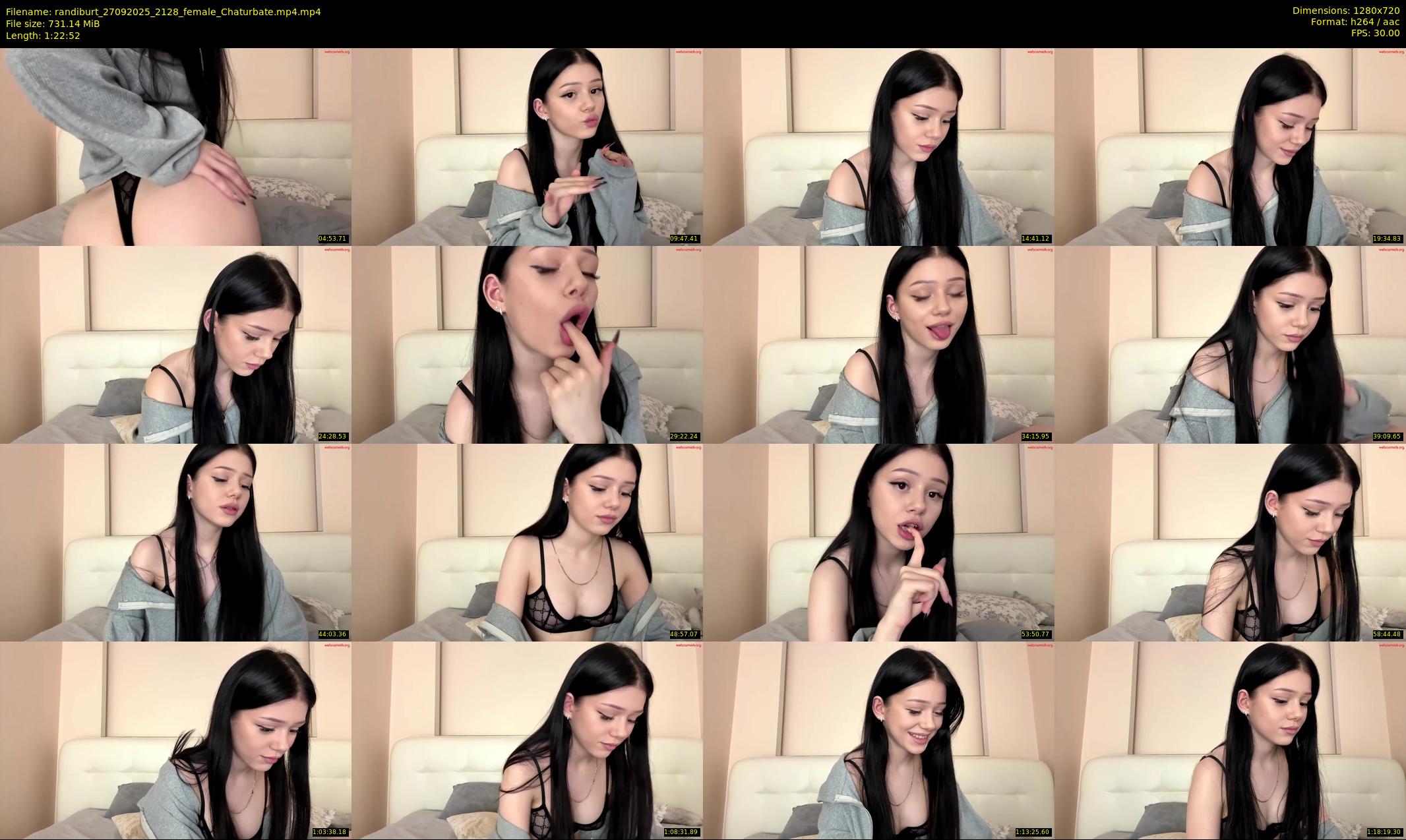 randiburt — 83 minute Chaturbate female cam show recording, 720p, Sep 27, 2025