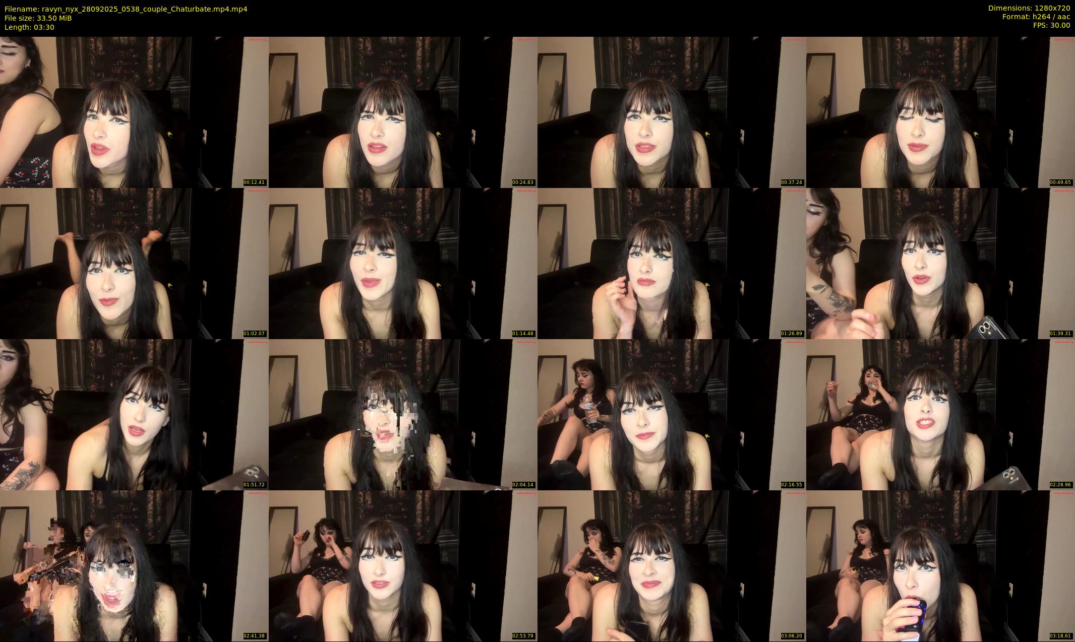 ravyn_nyx — 4 minute Chaturbate female cam show recording, 720p, Sep 28, 2025