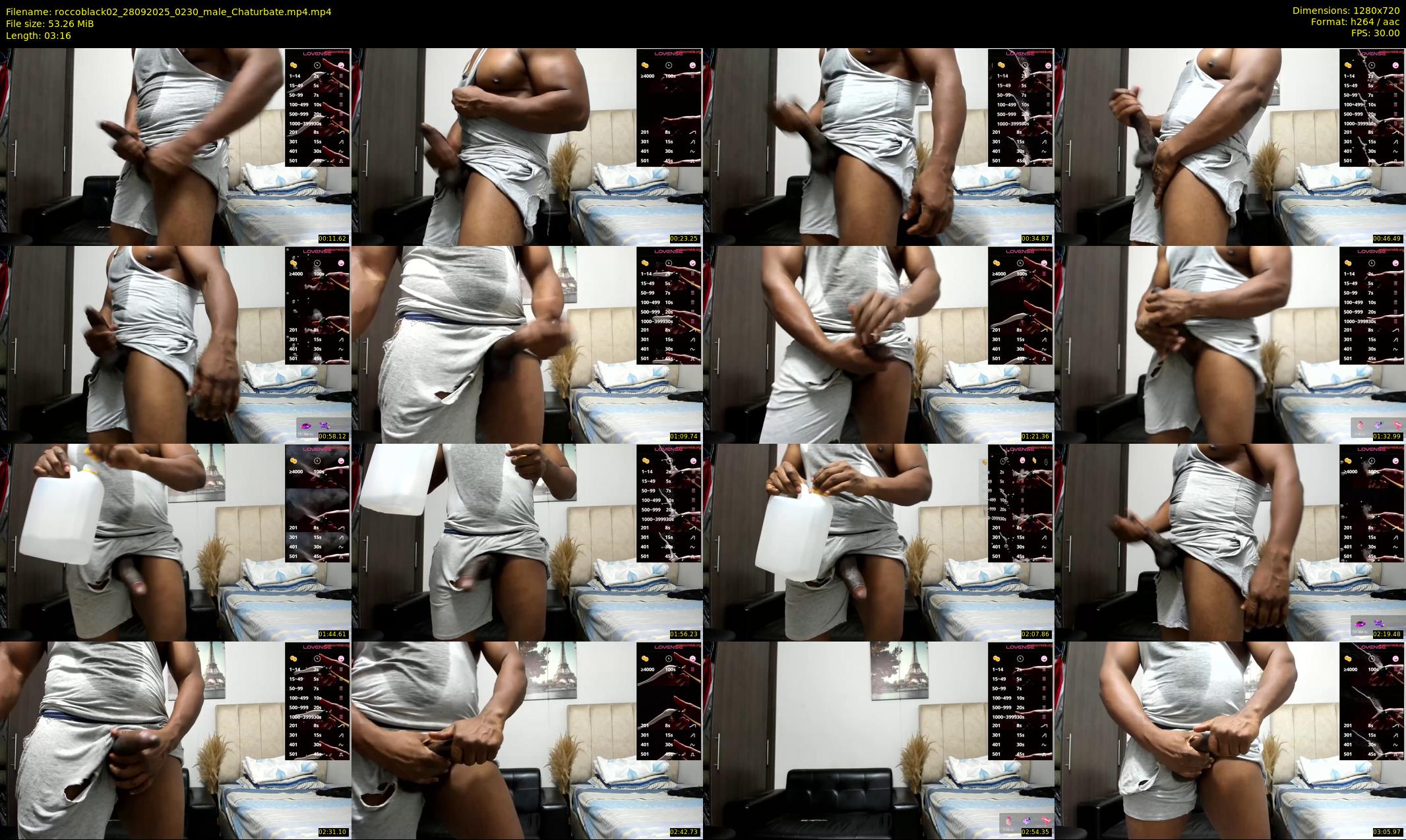 roccoblack02 — 4 minute Chaturbate male cam show recording, 720p, Sep 28, 2025