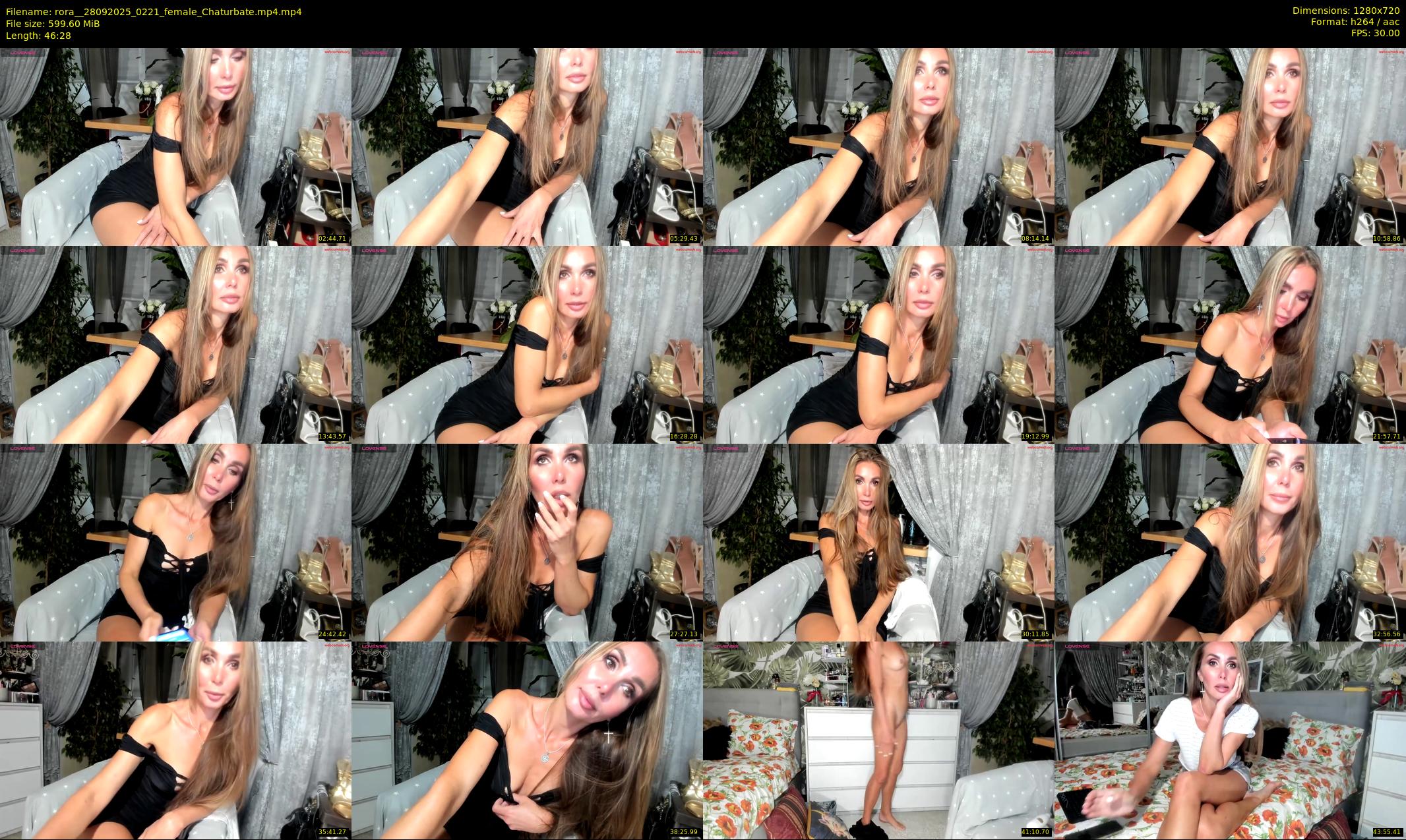 rora_ — 47 minute Chaturbate female cam show recording, 720p, Sep 28, 2025
