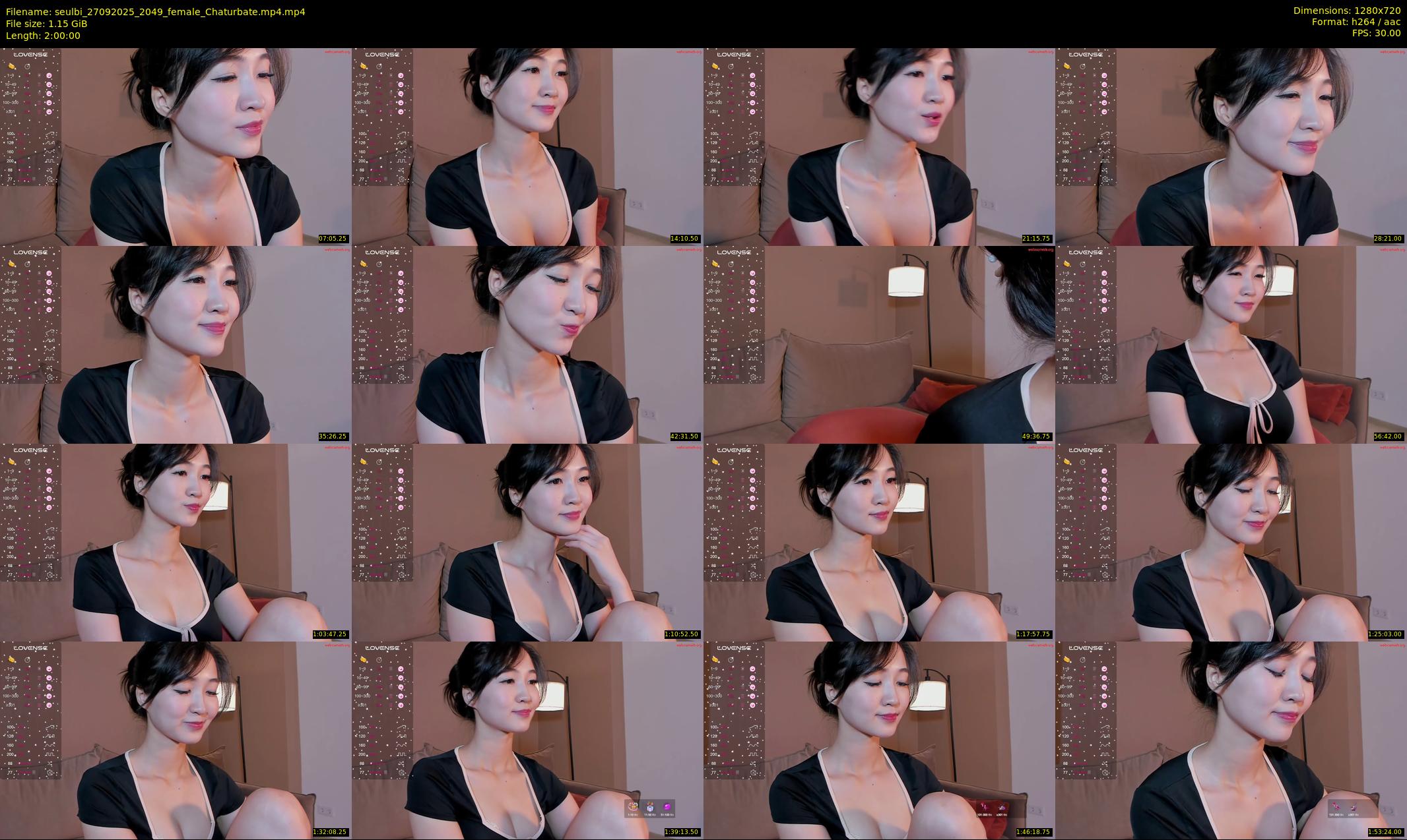 seulbi — 120 minute Chaturbate female cam show recording, 720p, Sep 27, 2025