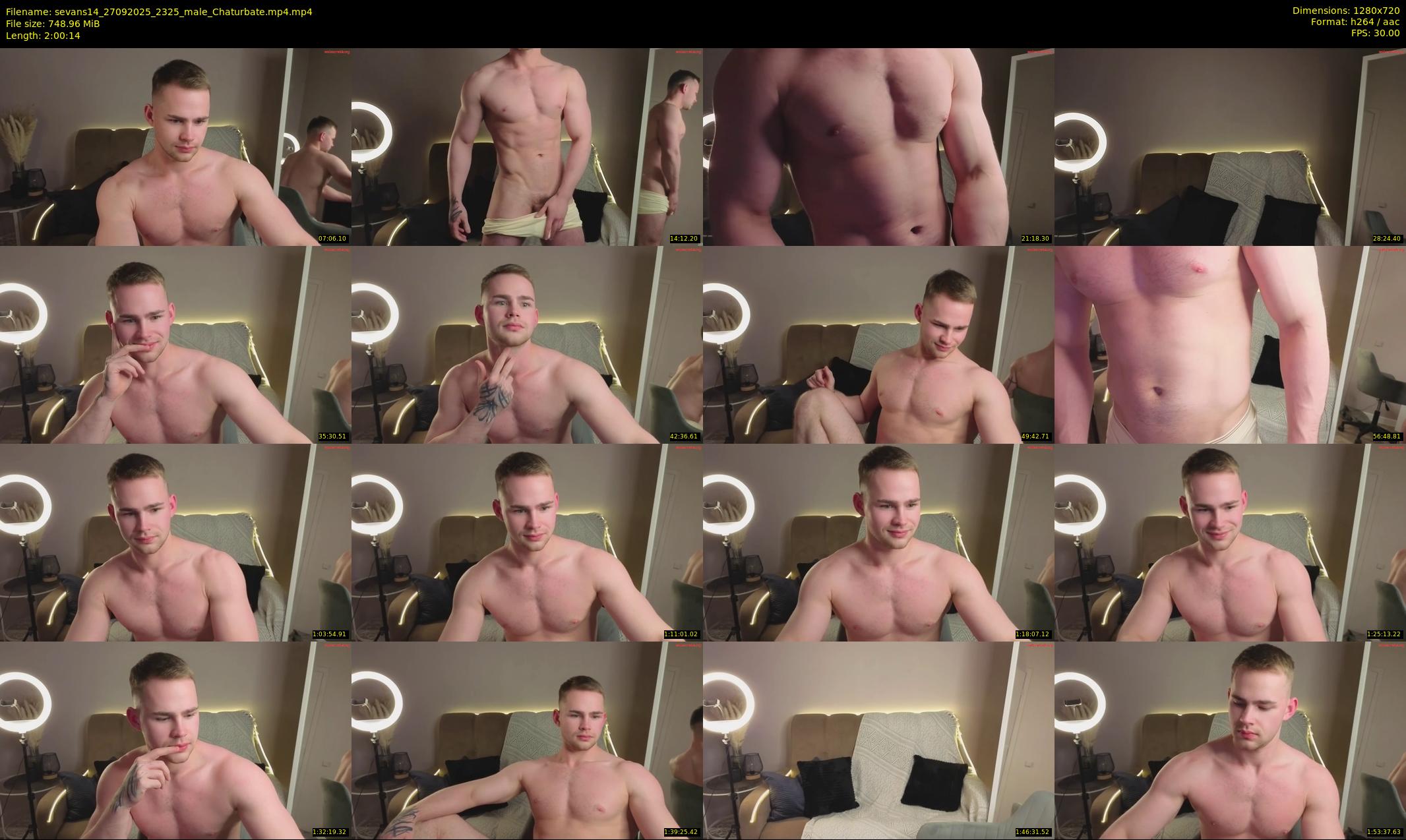 sevans14 — 121 minute Chaturbate male cam show recording, 720p, Sep 27, 2025