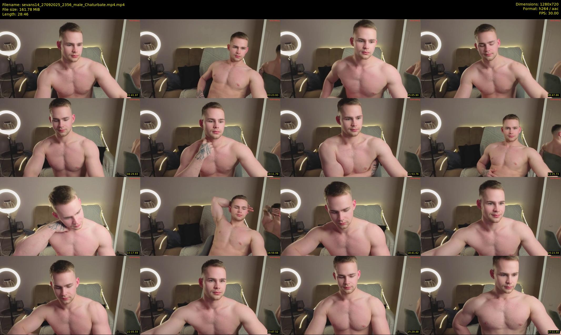 sevans14 — 29 minute Chaturbate male cam show recording, 720p, Sep 27, 2025
