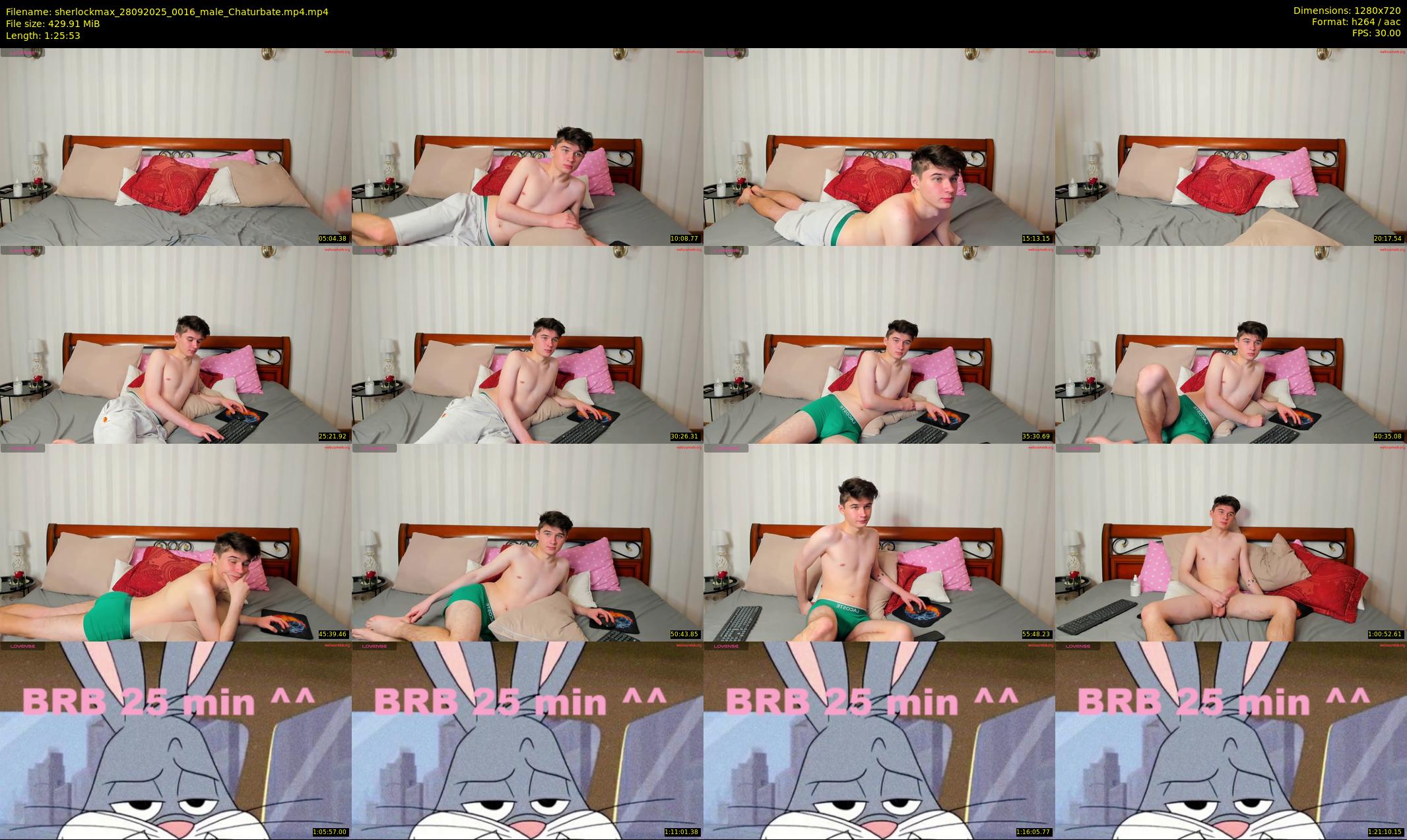 sherlockmax — 86 minute Chaturbate male cam show recording, 720p, Sep 28, 2025