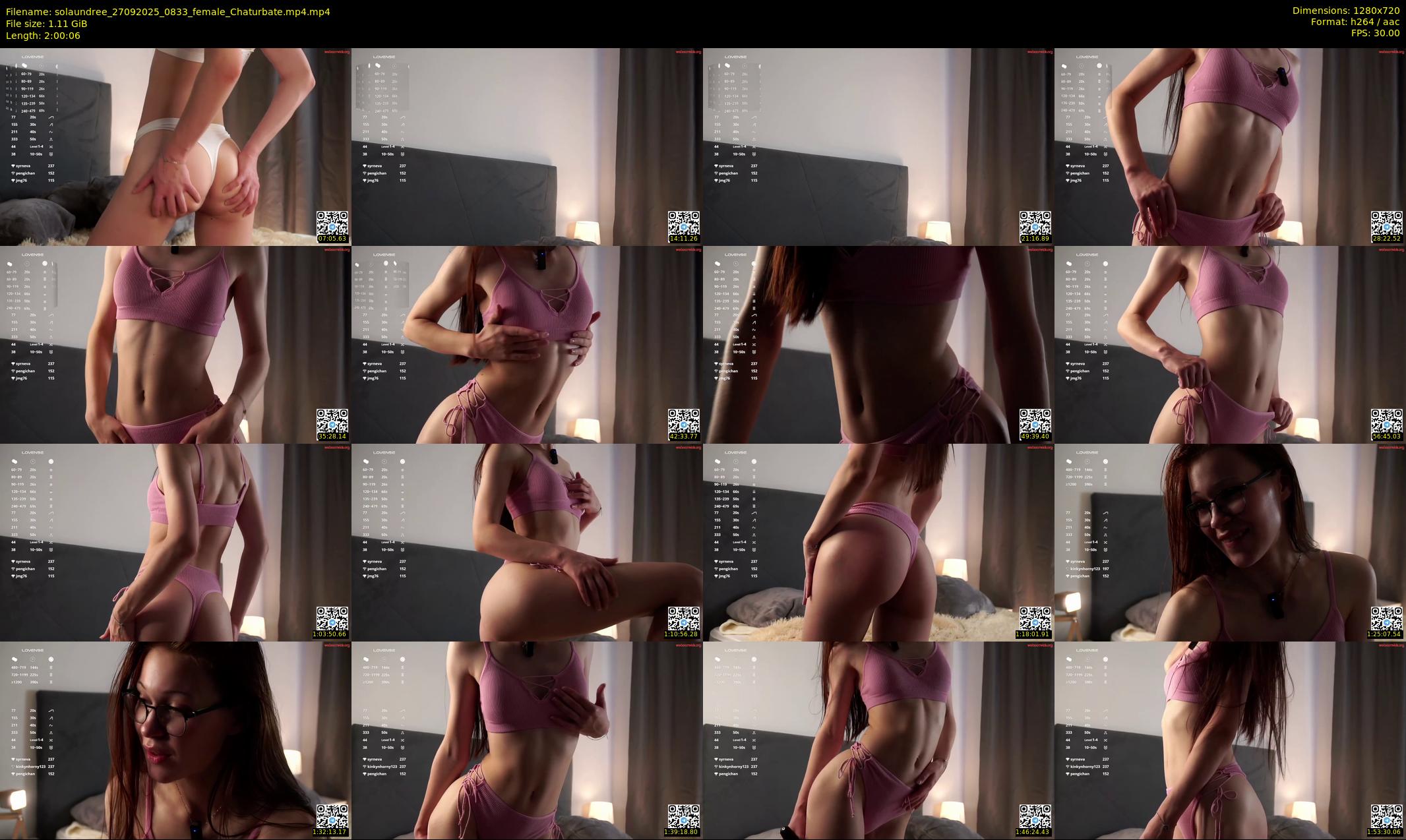 solaundree — 121 minute Chaturbate female cam show recording, 720p, Sep 27, 2025
