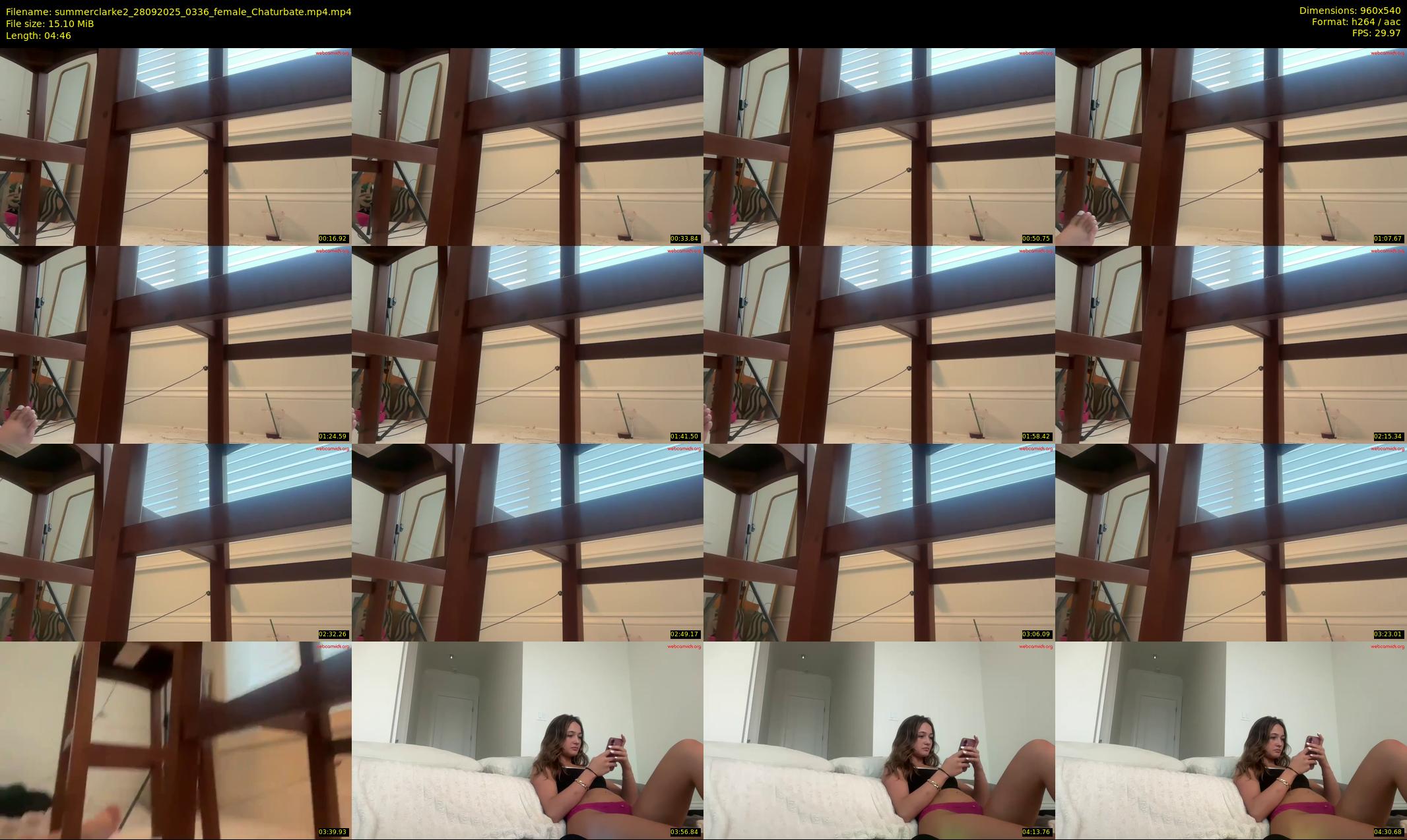 summerclarke2 — 5 minute Chaturbate female cam show recording, 480p, Sep 28, 2025