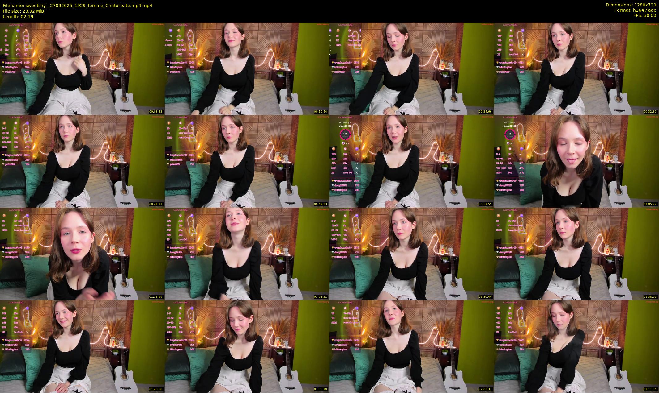 sweetshy_ — 3 minute Chaturbate female cam show recording, 720p, Sep 27, 2025