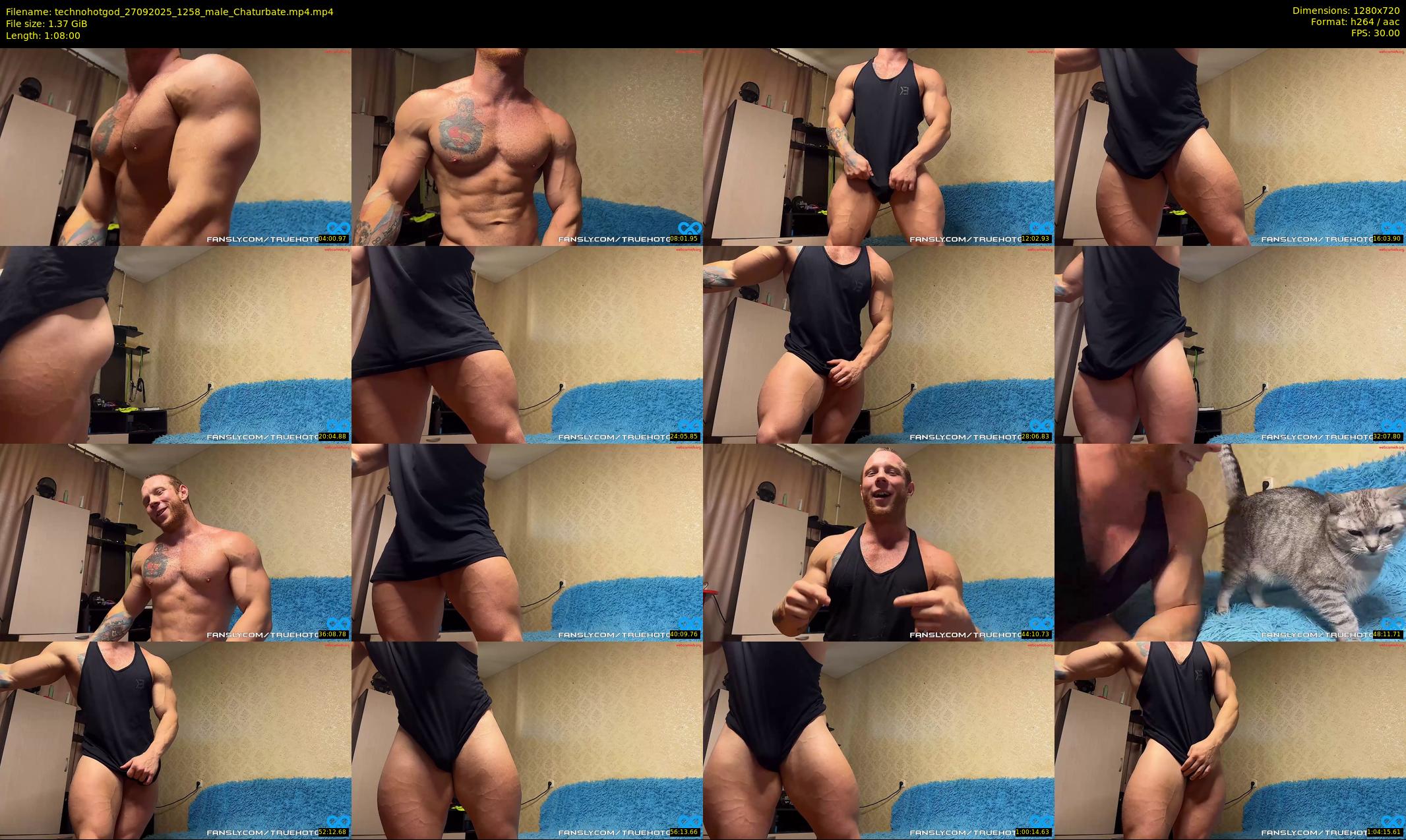 technohotgod — 68 minute Chaturbate male cam show recording, 720p, Sep 27, 2025