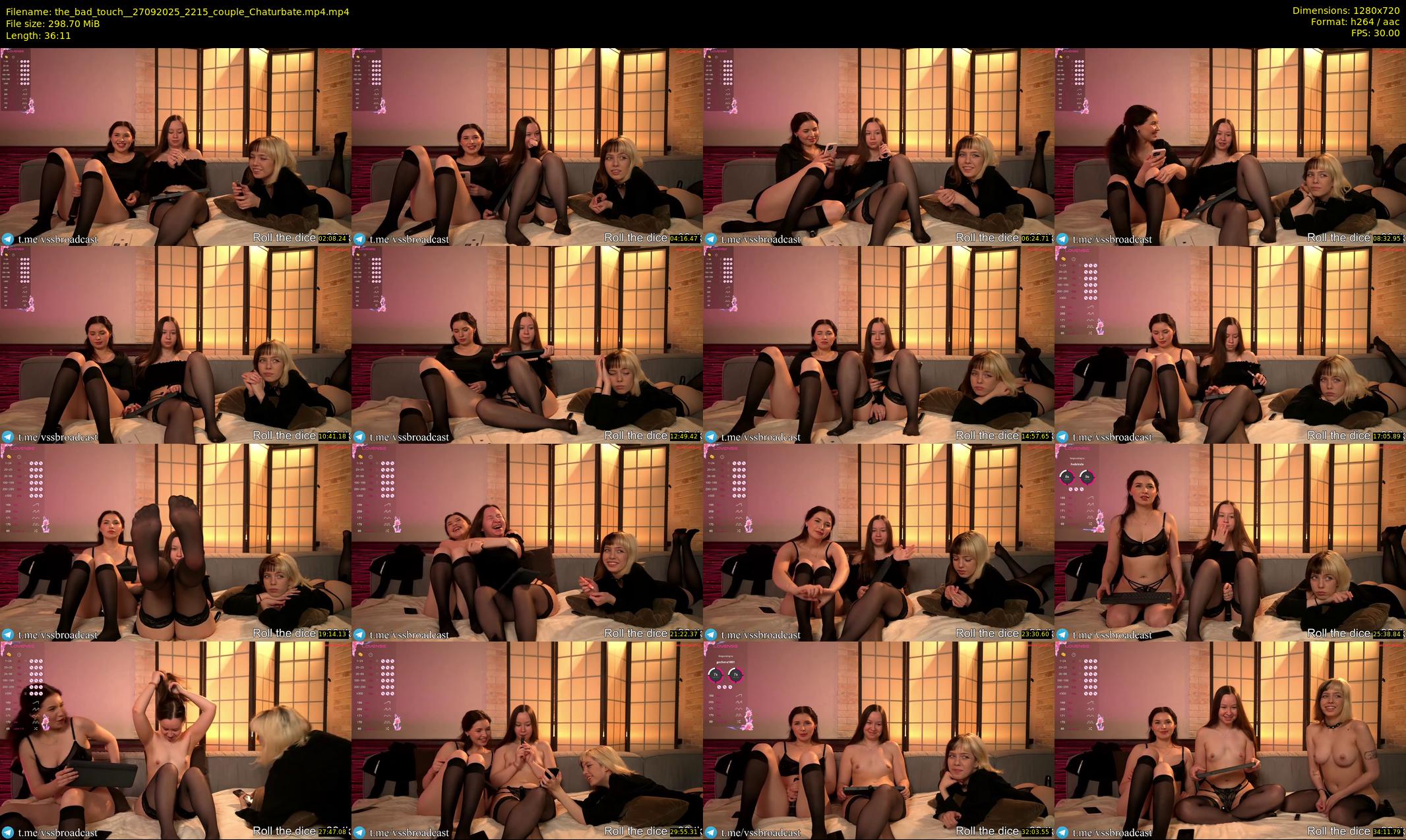 the_bad_touch_ — 37 minute Chaturbate couple cam show recording, 720p, Sep 27, 2025