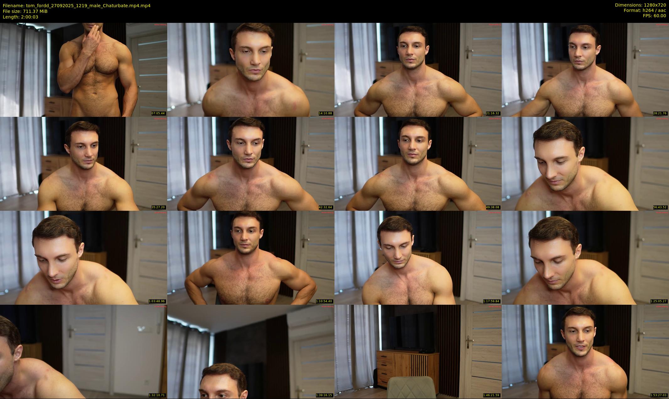 tom_fordd — 121 minute Chaturbate male cam show recording, 720p, Sep 27, 2025