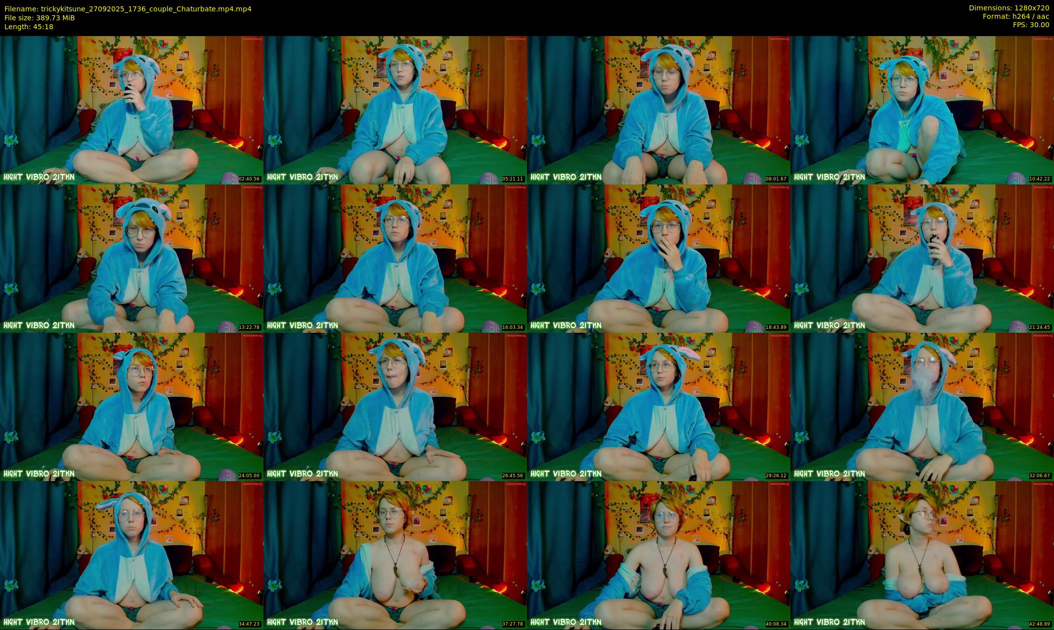 trickykitsune — 46 minute Chaturbate female cam show recording, 720p, Sep 27, 2025