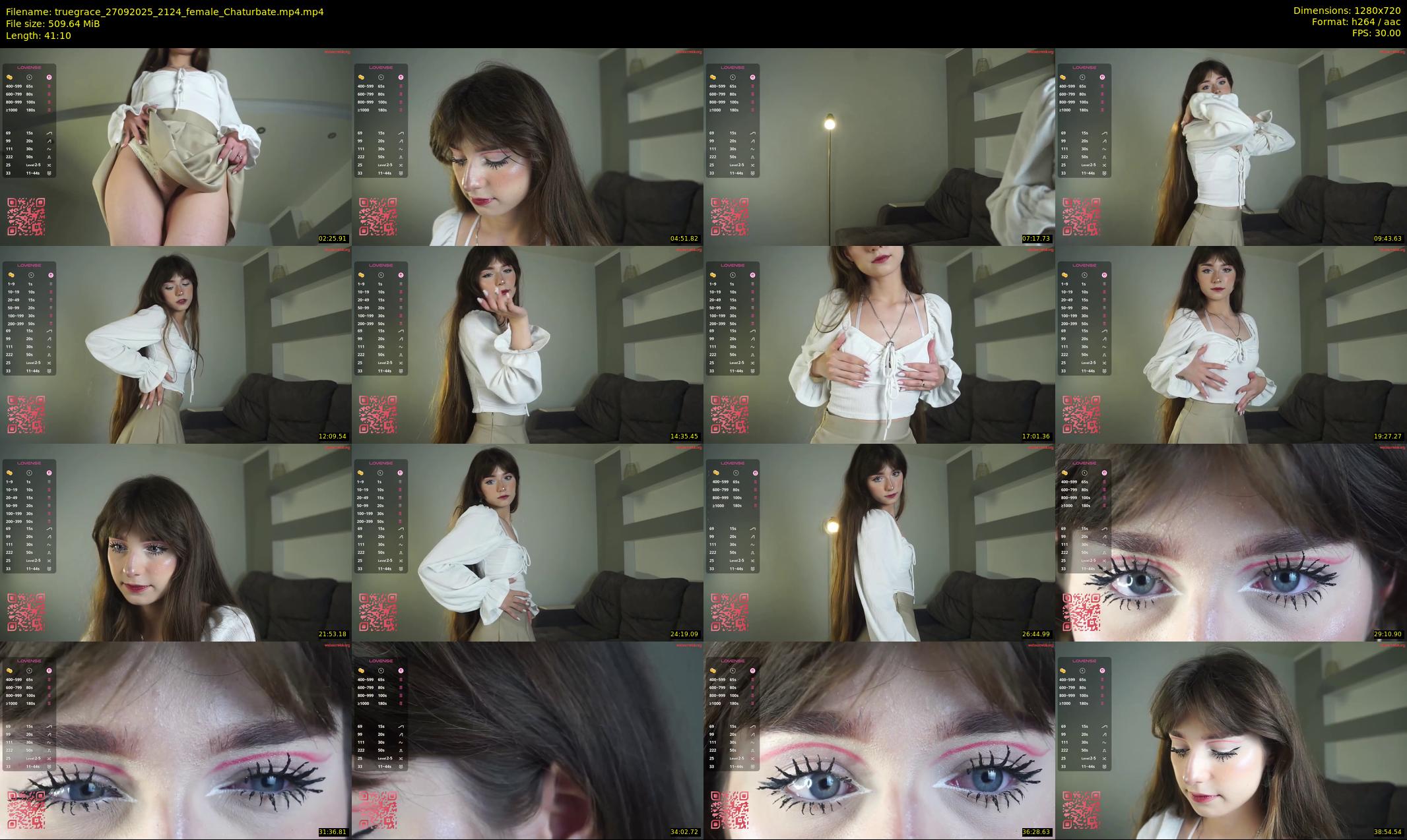 truegrace — 42 minute Chaturbate female cam show recording, 720p, Sep 27, 2025
