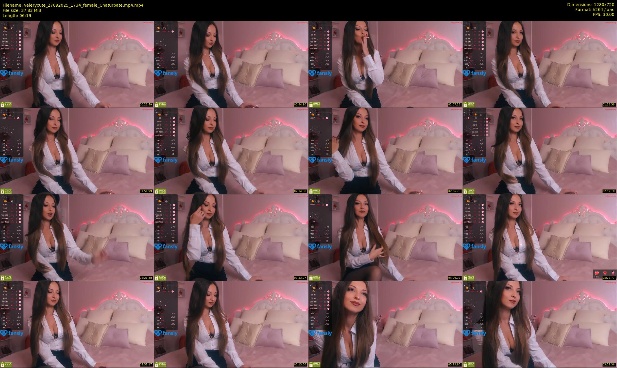 velerycute — 7 minute Chaturbate female cam show recording, 720p, Sep 27, 2025