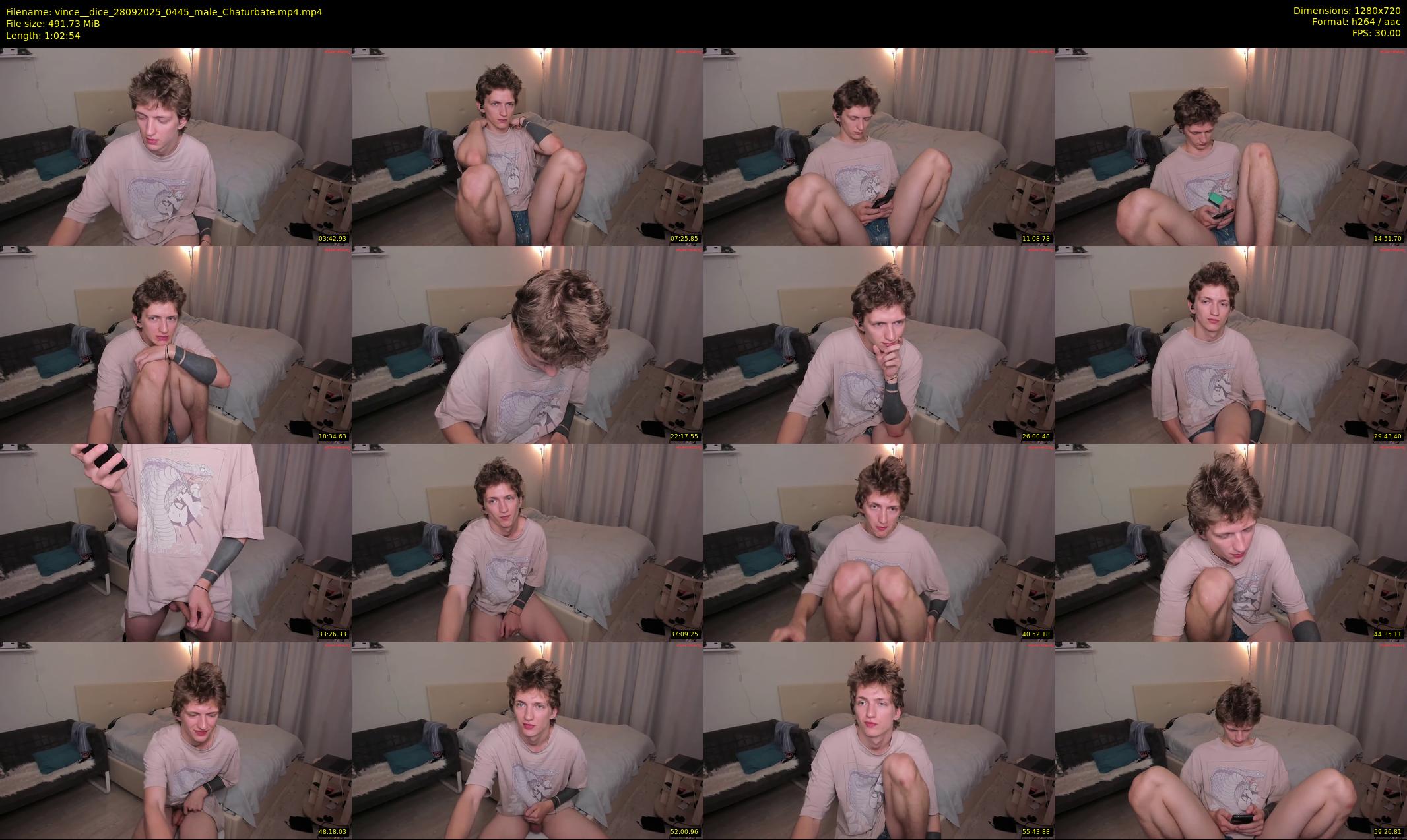 vince__dice — 63 minute Chaturbate male cam show recording, 720p, Sep 28, 2025