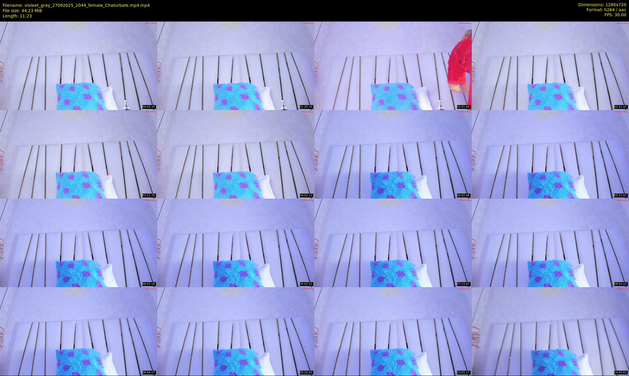 violeet_gray — 12 minute Chaturbate female cam show recording, 720p, Sep 27, 2025