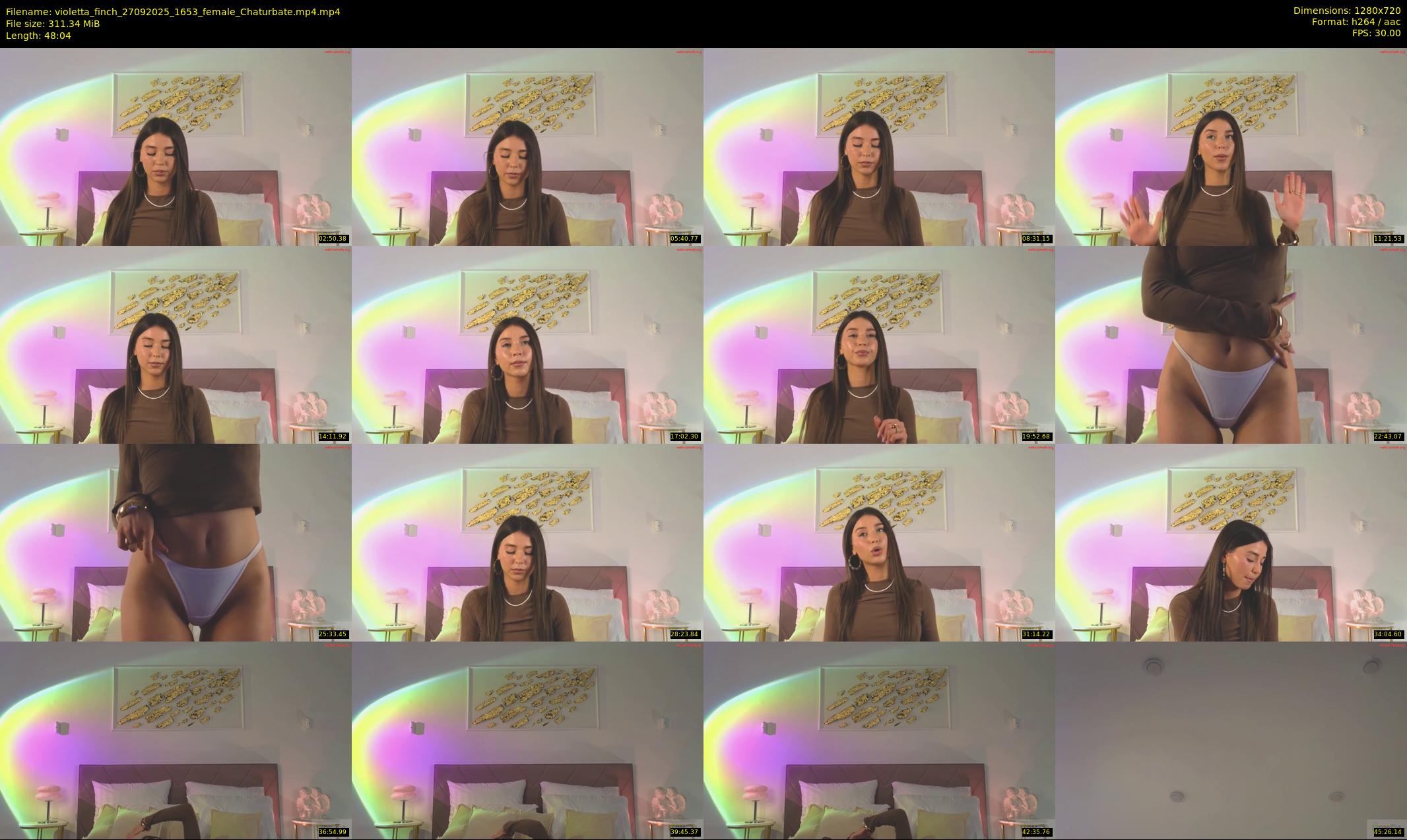 violetta_finch — 49 minute Chaturbate female cam show recording, 720p, Sep 27, 2025