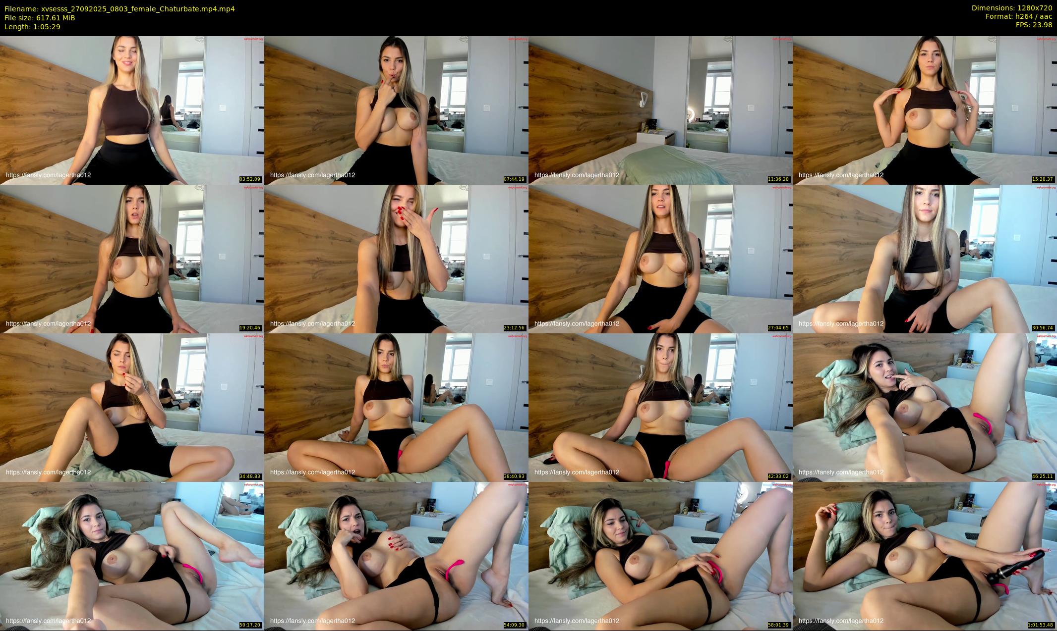 xvsesss — 66 minute Chaturbate female cam show recording, 720p, Sep 27, 2025