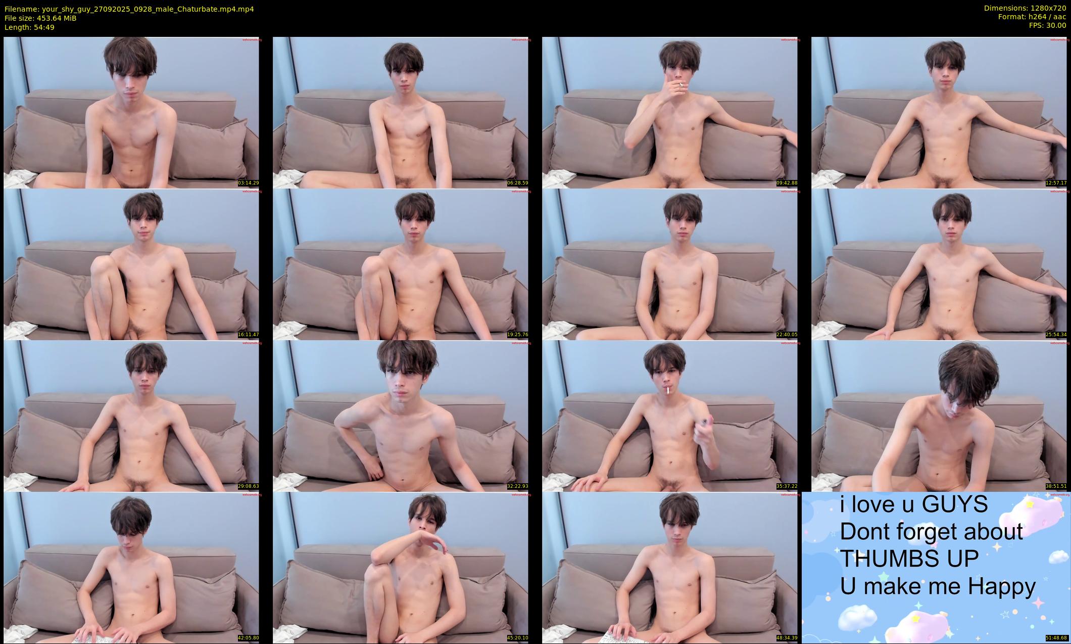 your_shy_guy — 55 minute Chaturbate male cam show recording, 720p, Sep 27, 2025