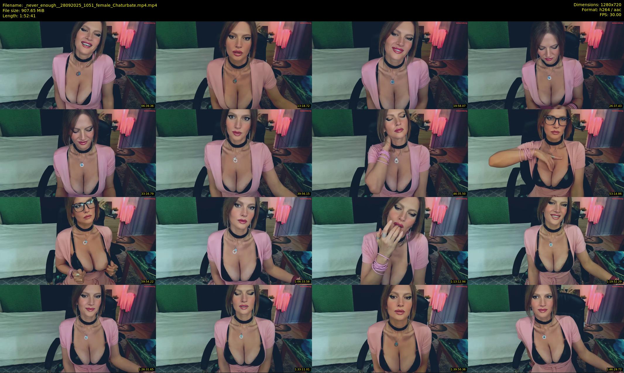 _never_enough_ — 113 minute Chaturbate female cam show recording, 720p, Sep 28, 2025