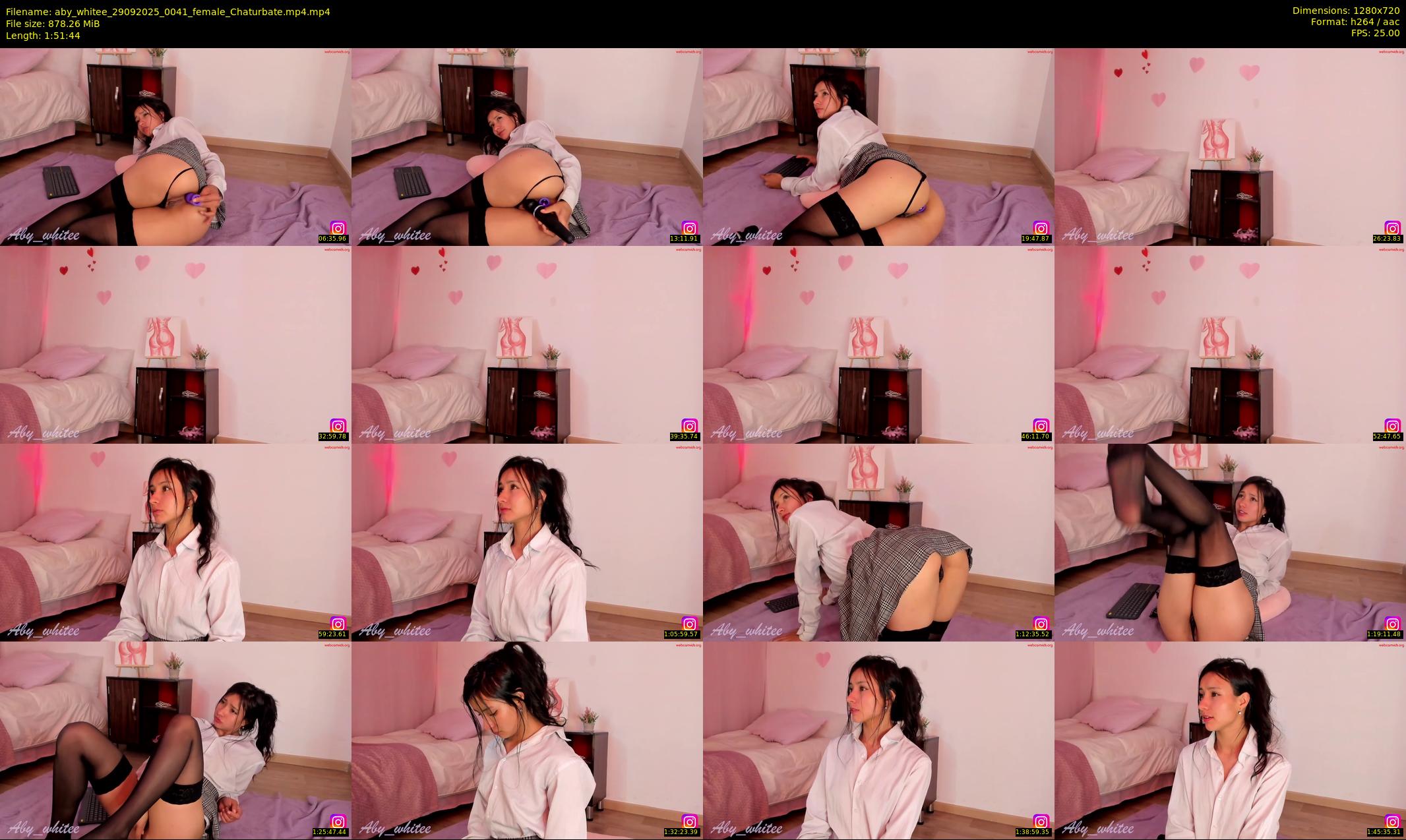 aby_whitee — 112 minute Chaturbate female cam show recording, 720p, Sep 29, 2025