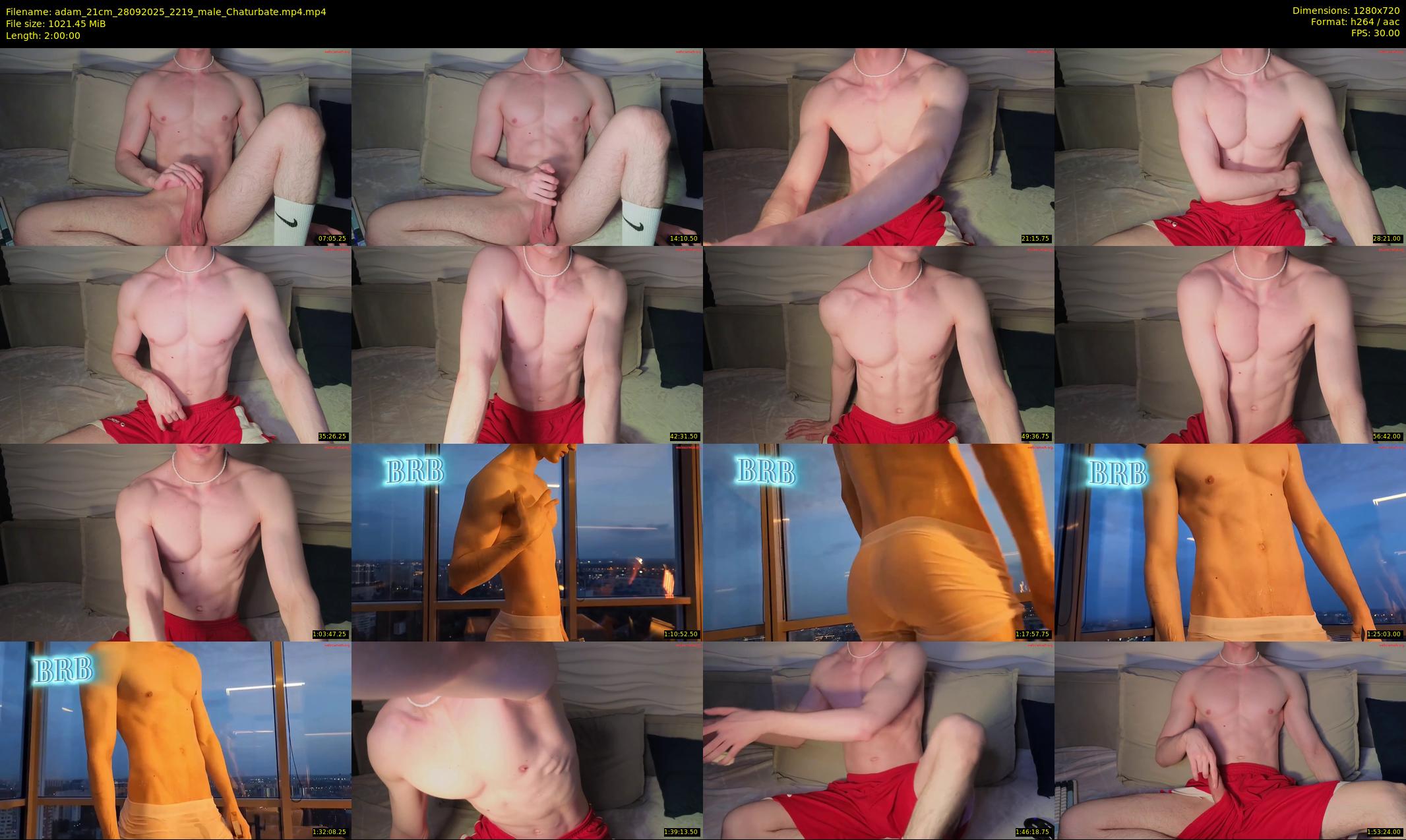 adam_21cm — 120 minute Chaturbate male cam show recording, 720p, Sep 28, 2025